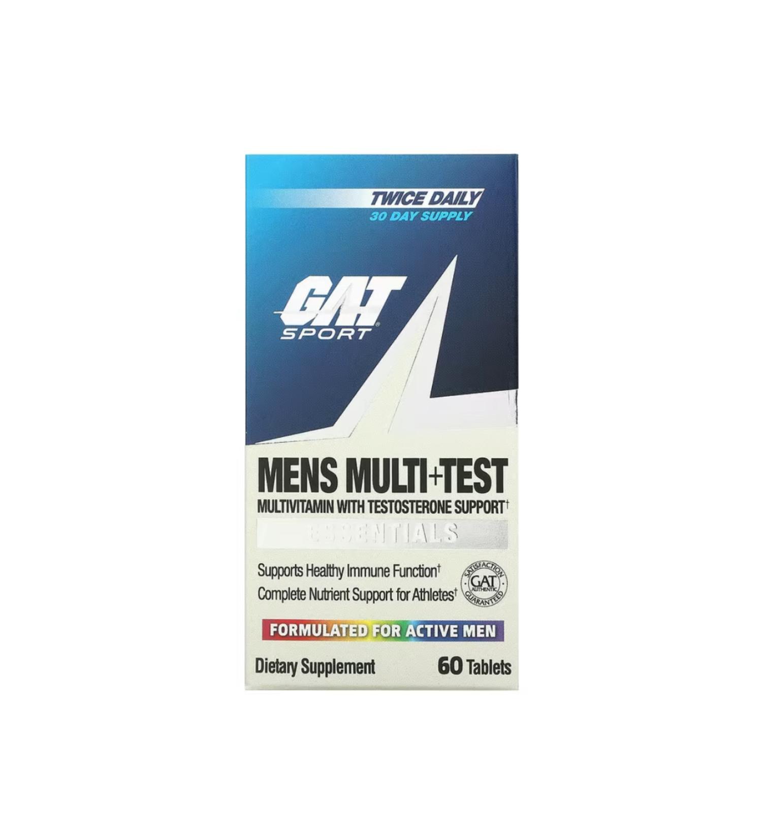 GAT Mens Multi + Test 60 Tablets