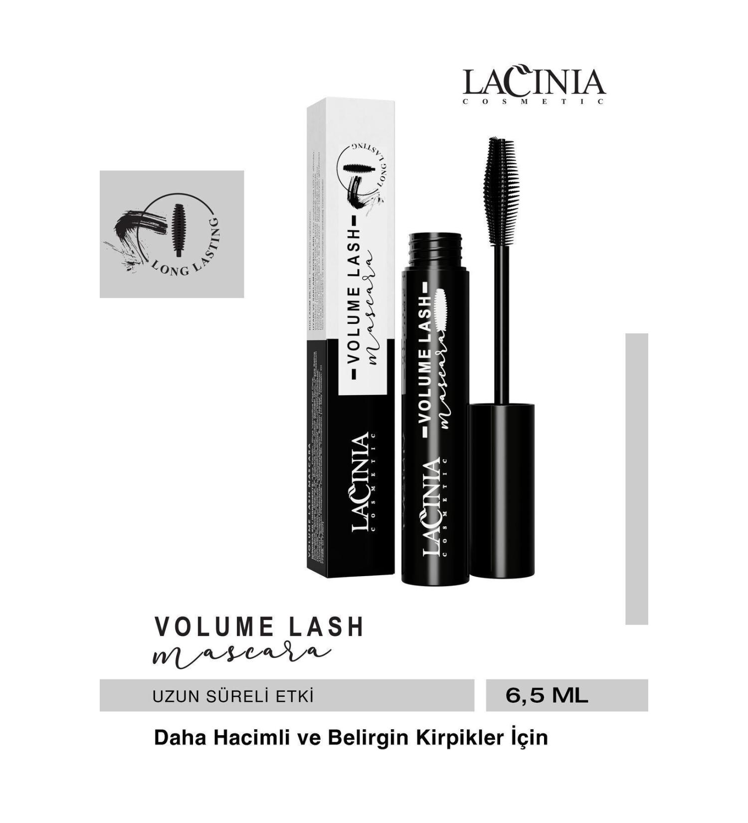 Lacinia Volume Lash Mascara 6.5ml (Eyelash Volume Enhancing Mascara) - Buy Online on GoSupps.com