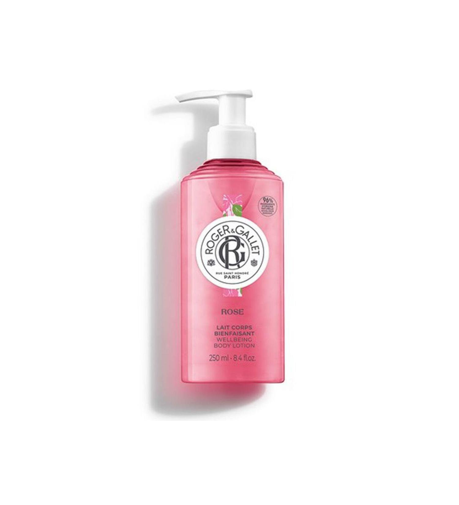 Roger&Gallet ROSE Rose Wellbeing Body Lotion Italian Mandarin - Damask Rose - Musk 250 ML - Buy Online on GoSupps.com