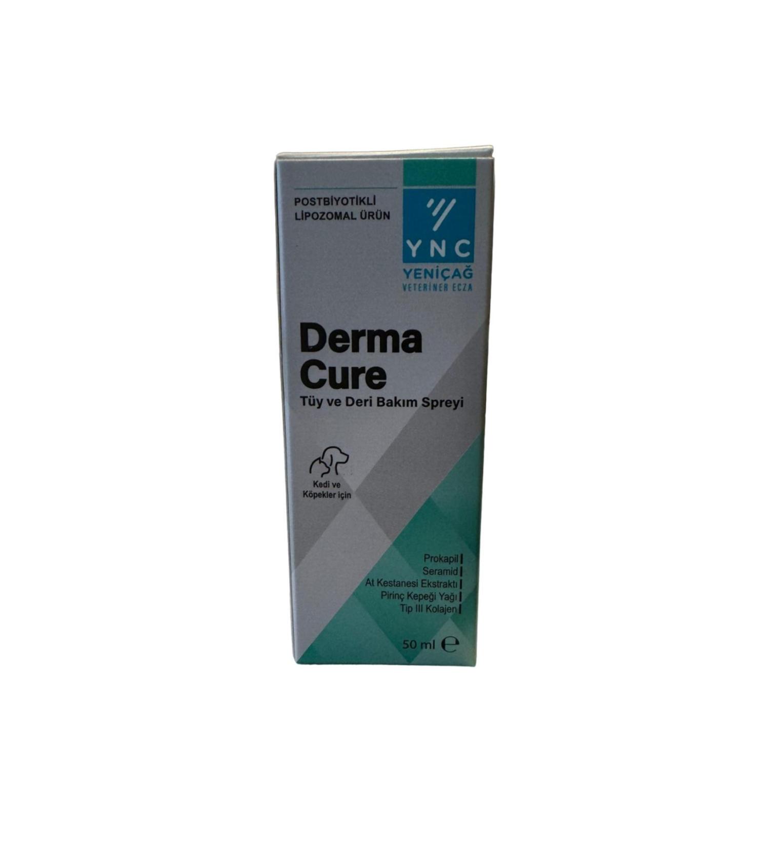YNC Derma Cure Probiotic Skin Care Product for Dogs and Cats 50ml