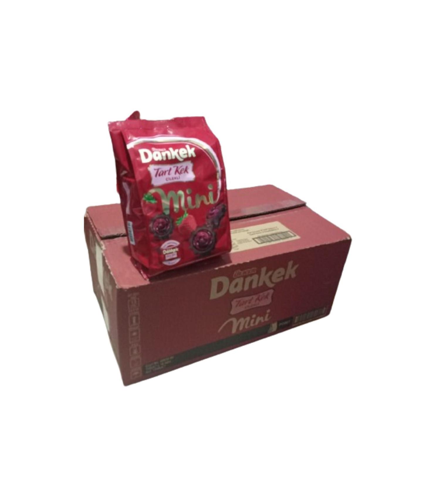 Ulker Dankek Tart Cake Strawberry Mini 150 Grams x 10 Pieces