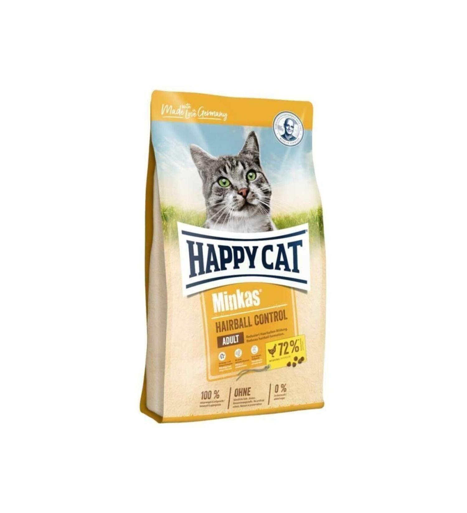 Happy Cat Minkas Hairbcont Gefl gel 10 Kg