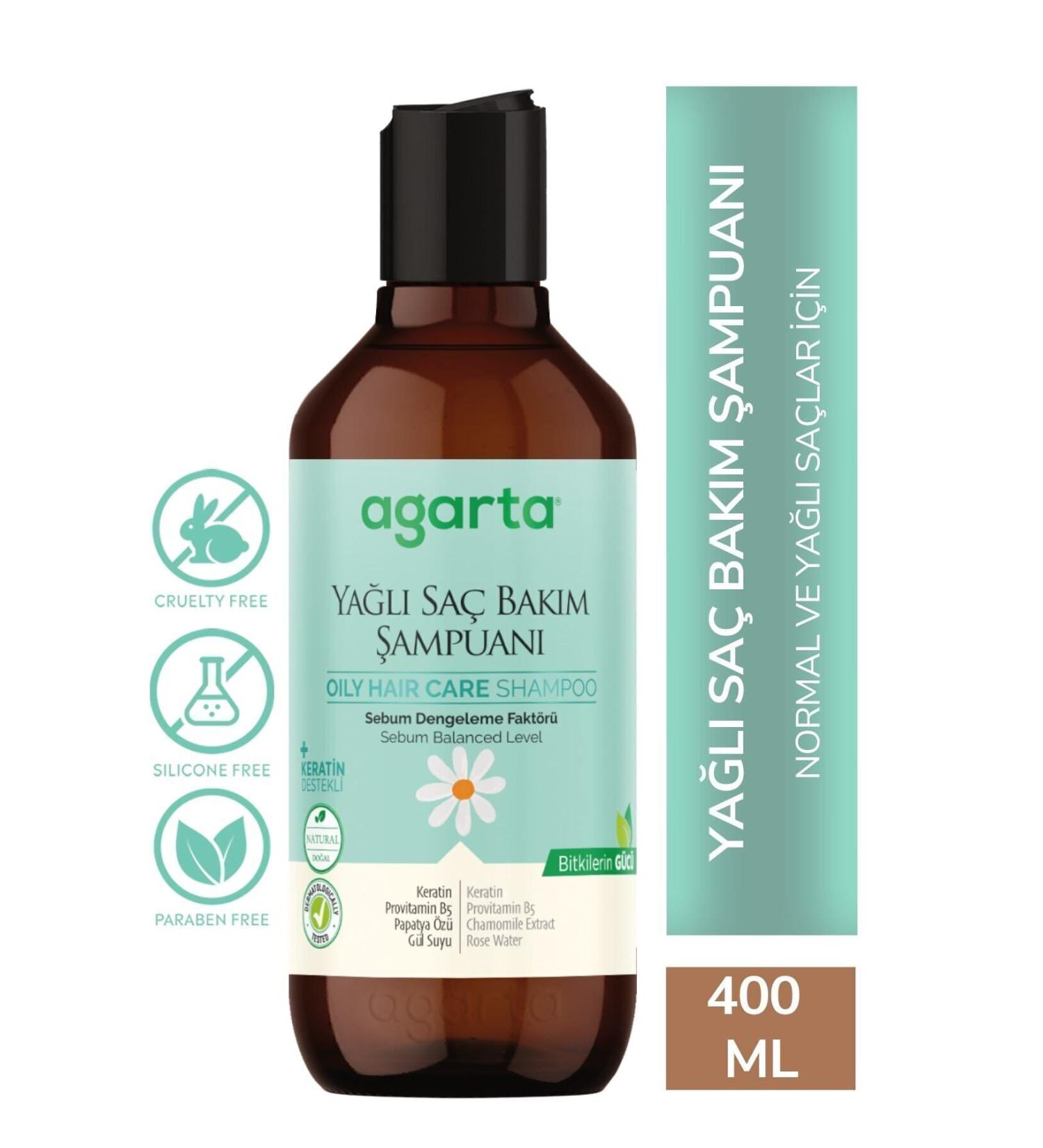 Agarta Purifying Salt-Free Shampoo for Oily Hair 400 ml - Buy Online on GoSupps.com