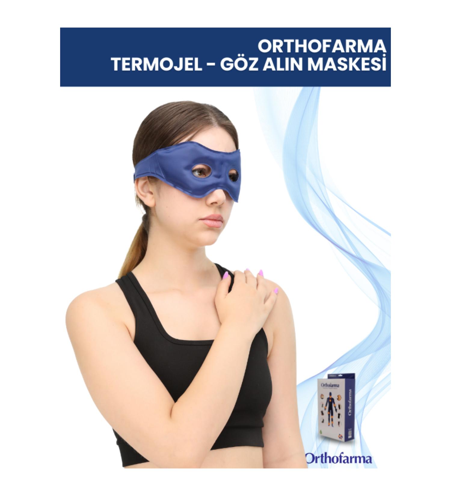 orthofarma Thermogel Eye Forehead Mask Hot Cold Ice Compress Anti-Puffiness Under Eye Bags Gel for Eyes - Buy Online on GoSupps.com