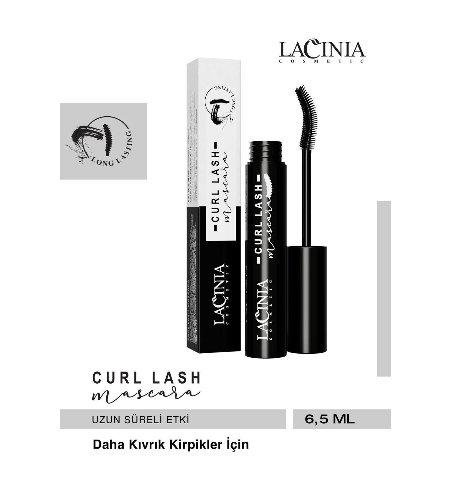 Lacinia Curl Lash Mascara 6.5 ml (Eyelash Curling Mascara) - Buy Online on GoSupps.com