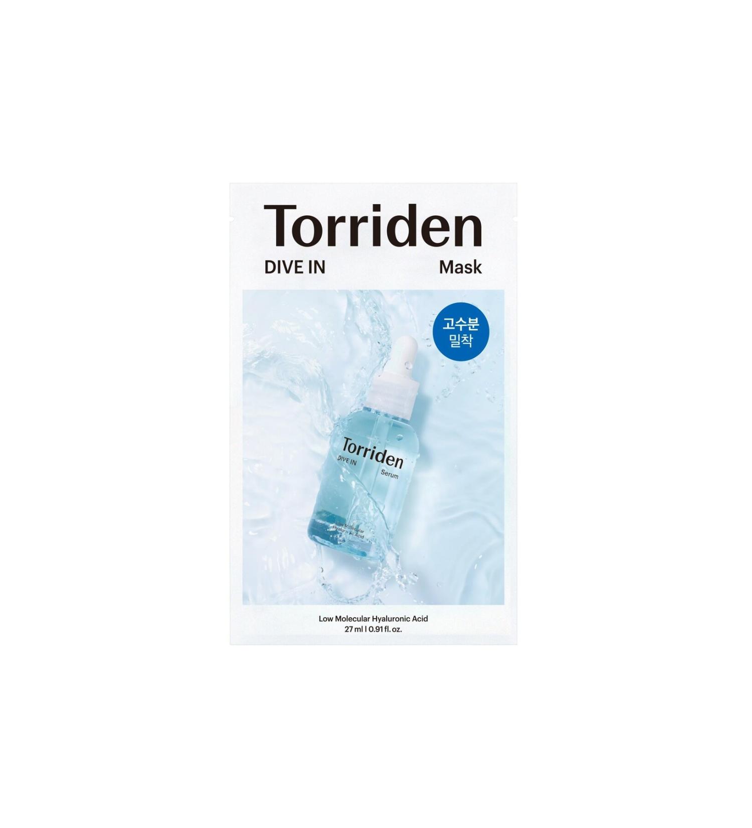 Torriden Dive-in Low Molecular Hyaluronic Acid Mask- Moisture Mask 27ml - Buy Online on GoSupps.com