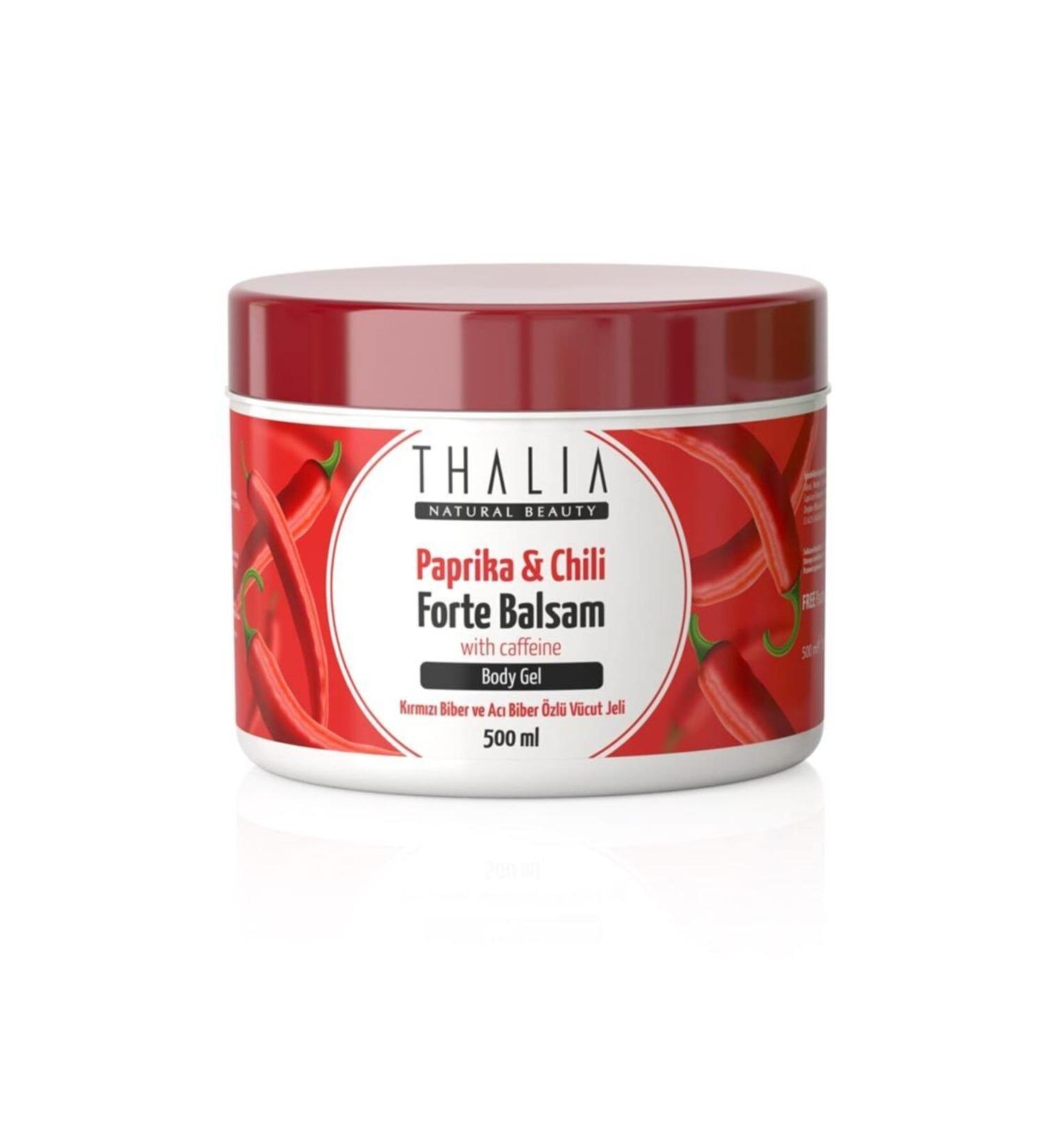 Thalia Firming Effective Red Pepper and Hot Pepper Extract Massage Gel Forte Balsam - 500 Ml