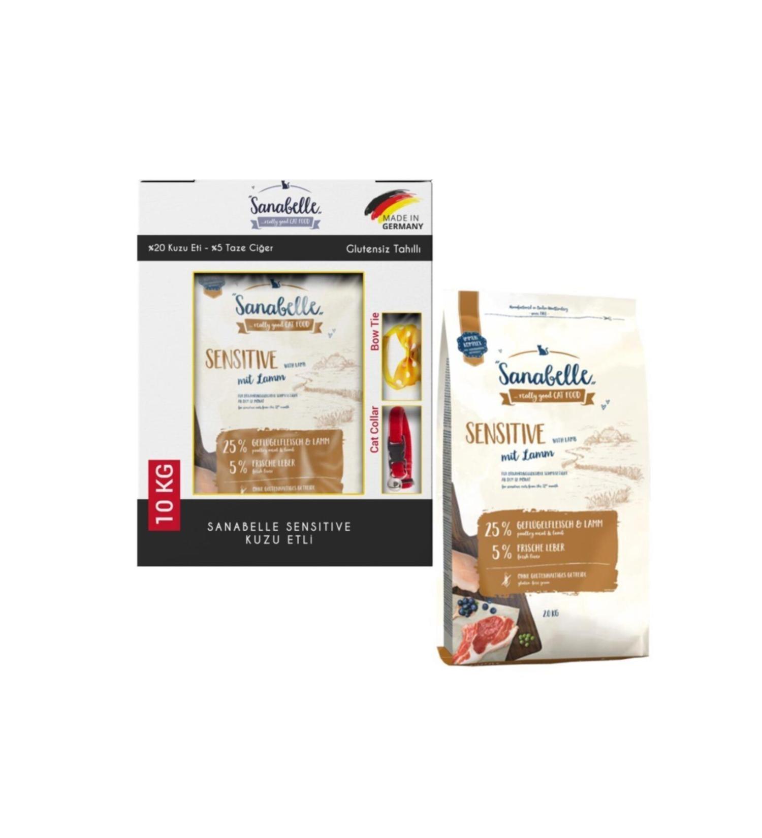 Sanabelle Sensitive Lamb Gluten-Free Grain Sensitive Digestive Cat Food 10 Kg