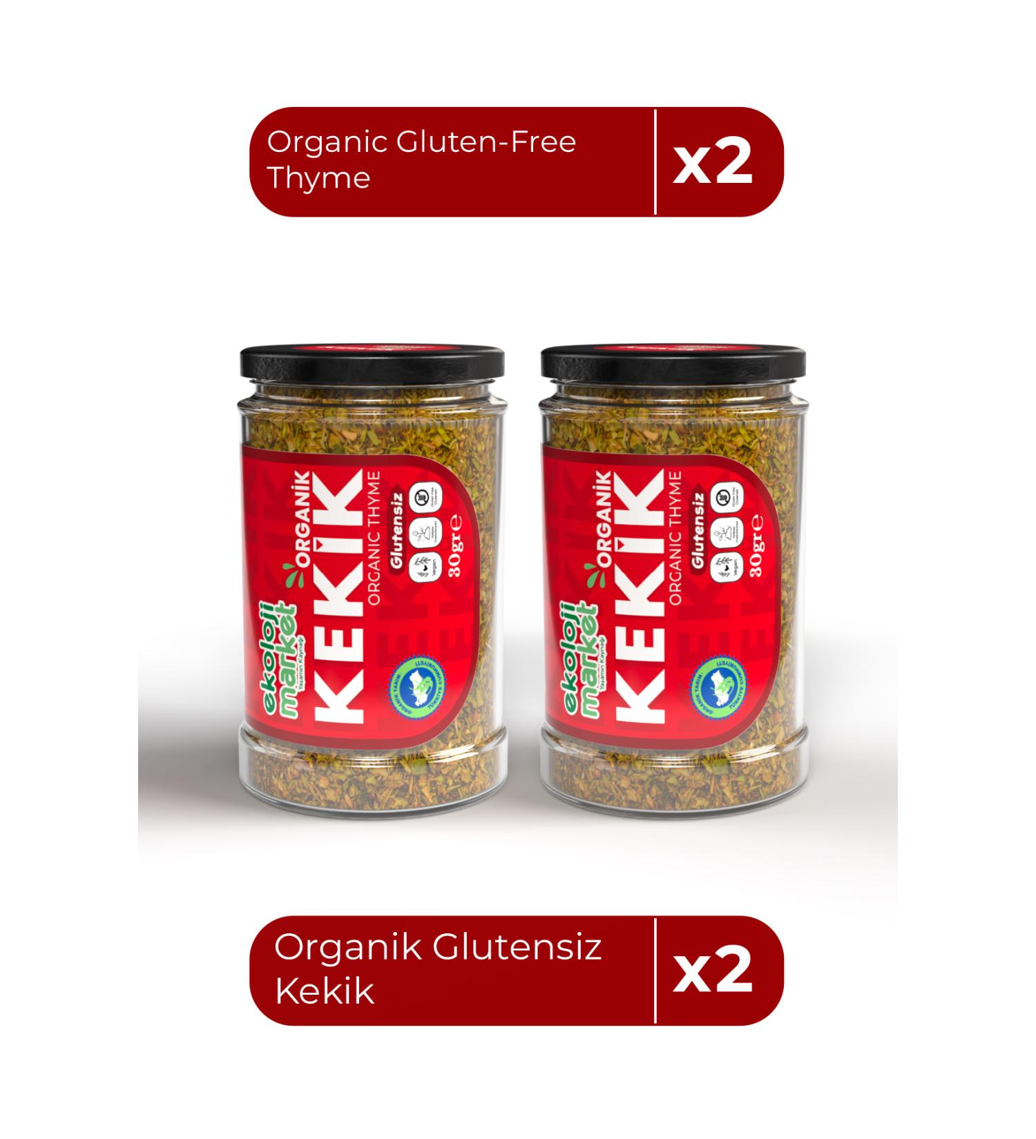 Ekoloji Market Organic Gluten-Free Thyme 30 Gr x2 / Organic Gluten-Free Thyme 30 Gr x2 - Buy Online on GoSupps.com