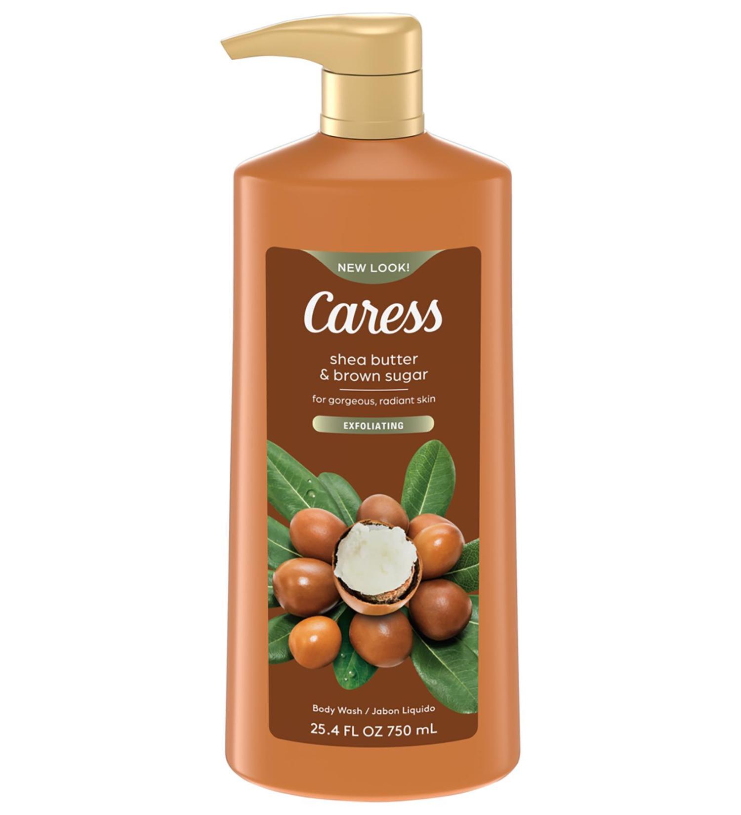Caress Shea Butter and Brown Sugar Exfoliating Shower Gel 750ML