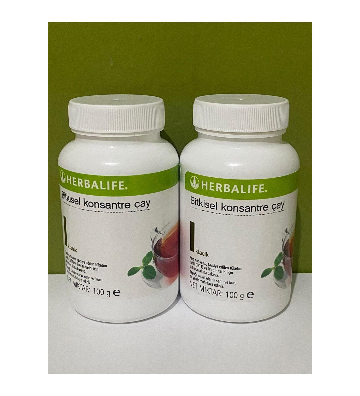 Herbalife Herbal Concentrate Classic Tea 2 Pack Total 200 gr