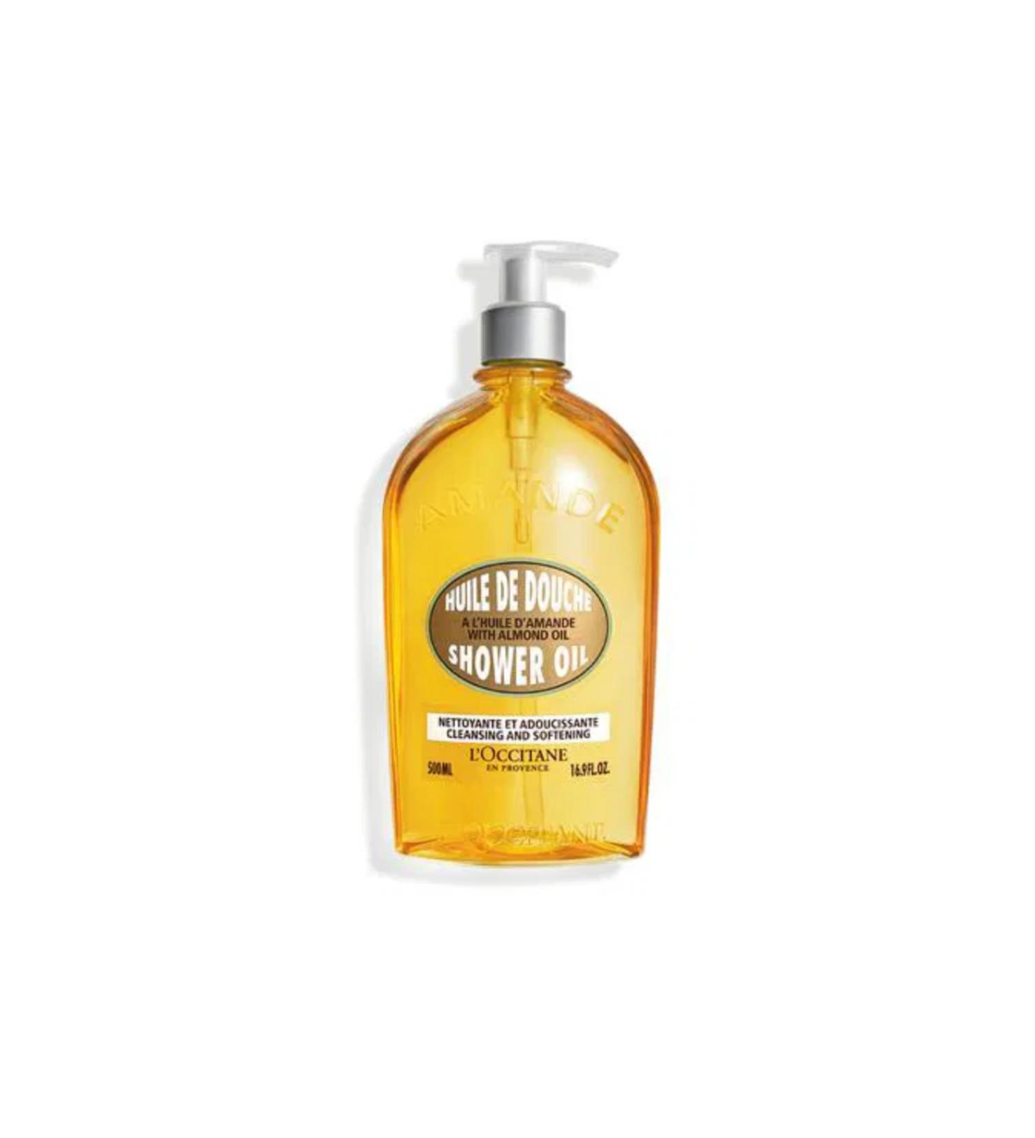 L'Occitane Almond Shower Oil for satiny softness and shine - Almond Shower Oil 500Ml