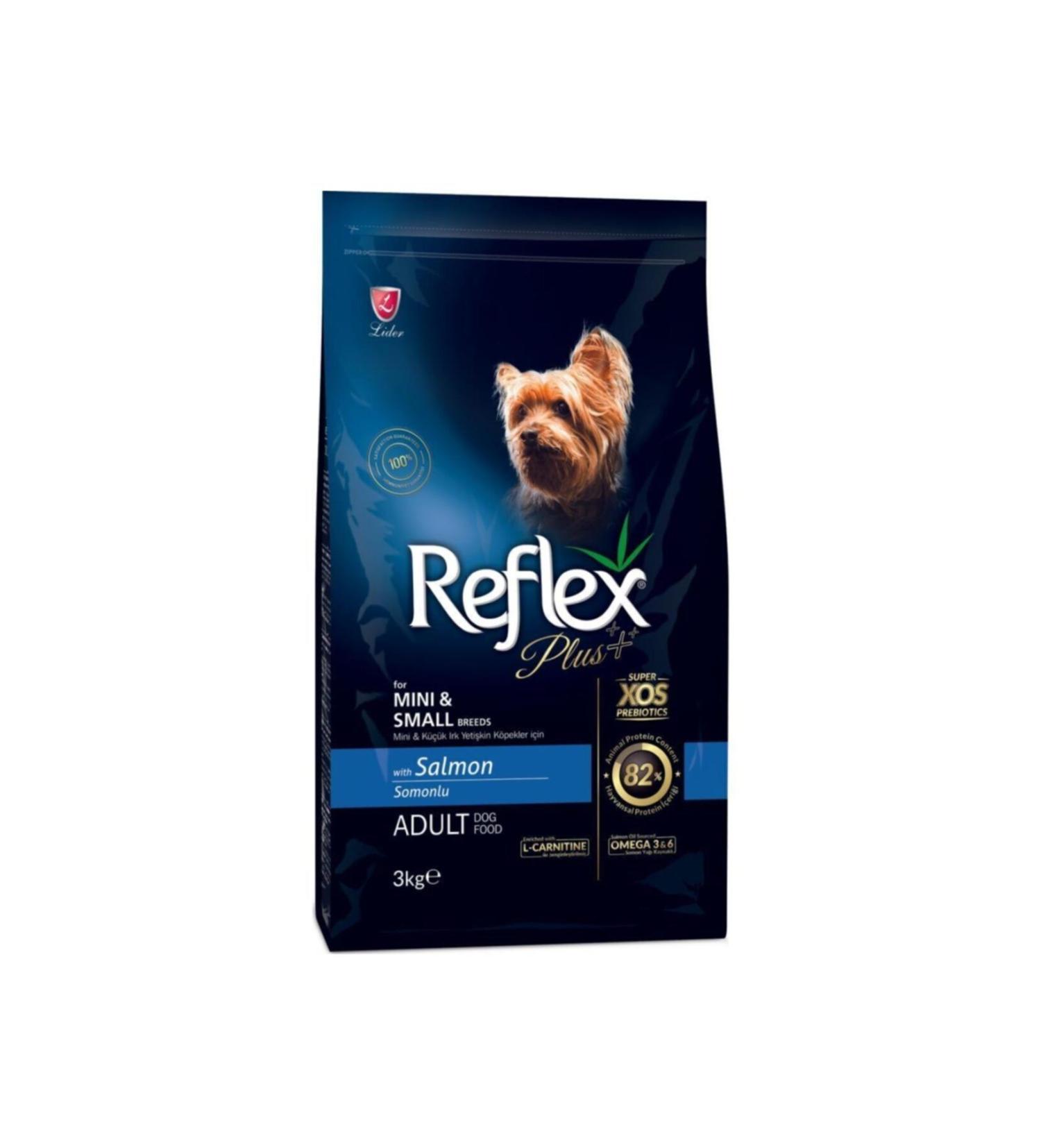 Reflex Mini and Small Breed Adult Dog Food with Salmon 3 Kg