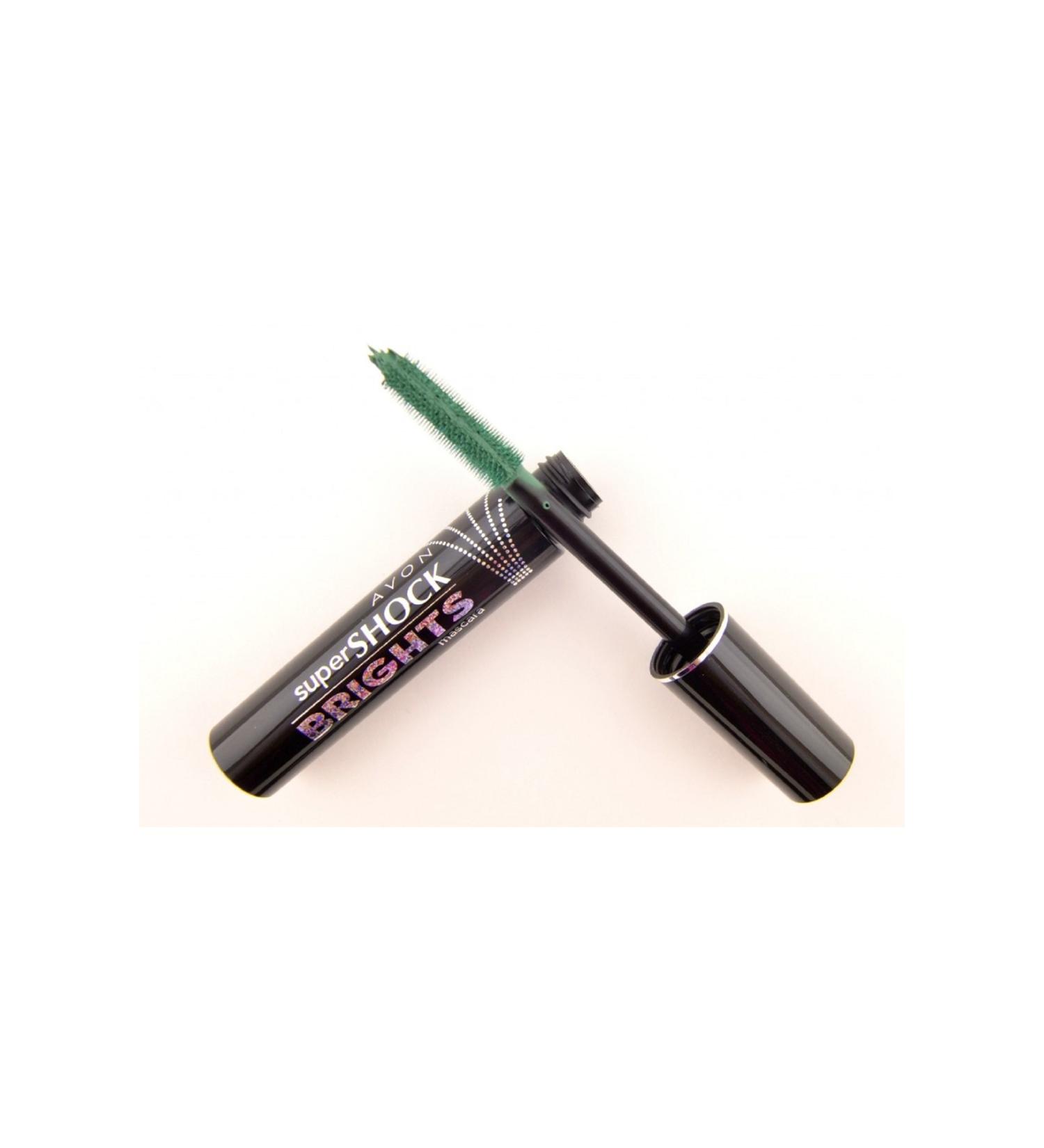 Avon super shock brights mascara- emerald shock - 10ml