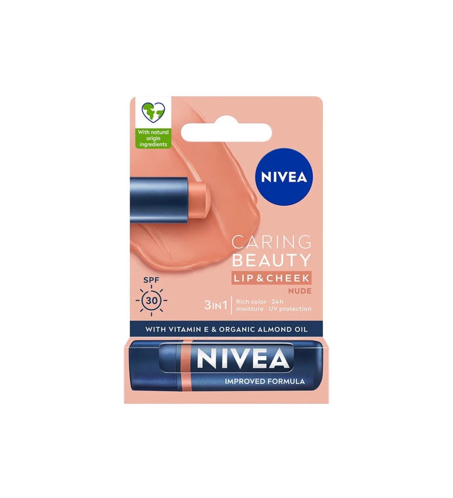 NIVEA Coloured Lip Care Cream Nude 4.8 gr