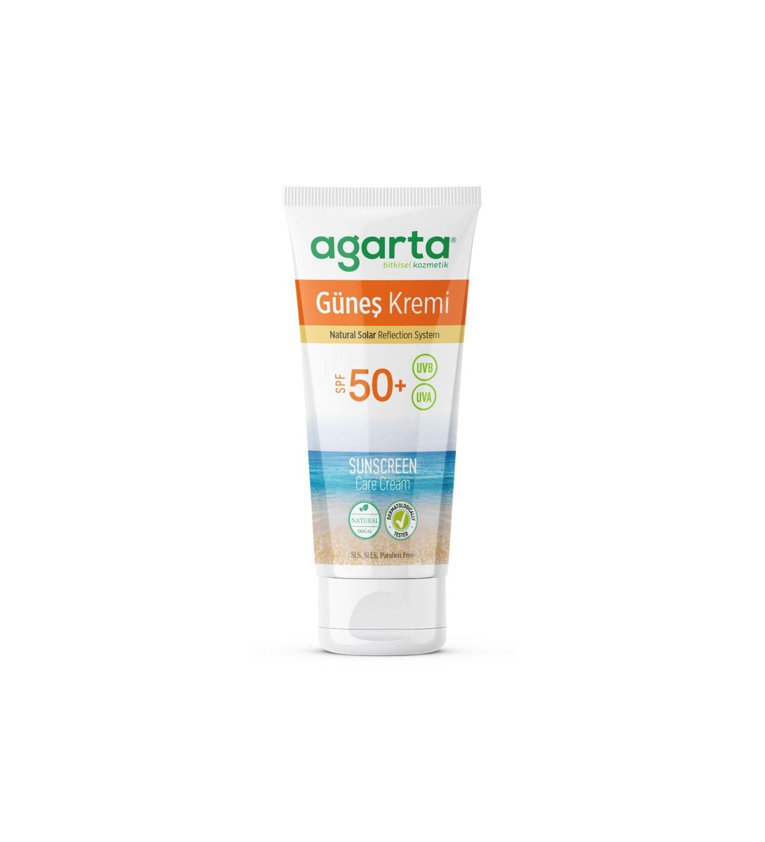Agartaa Spf 50 High Protection Effective Brightening and Moisturizing Anti-Spot Sun Cream 100 ml