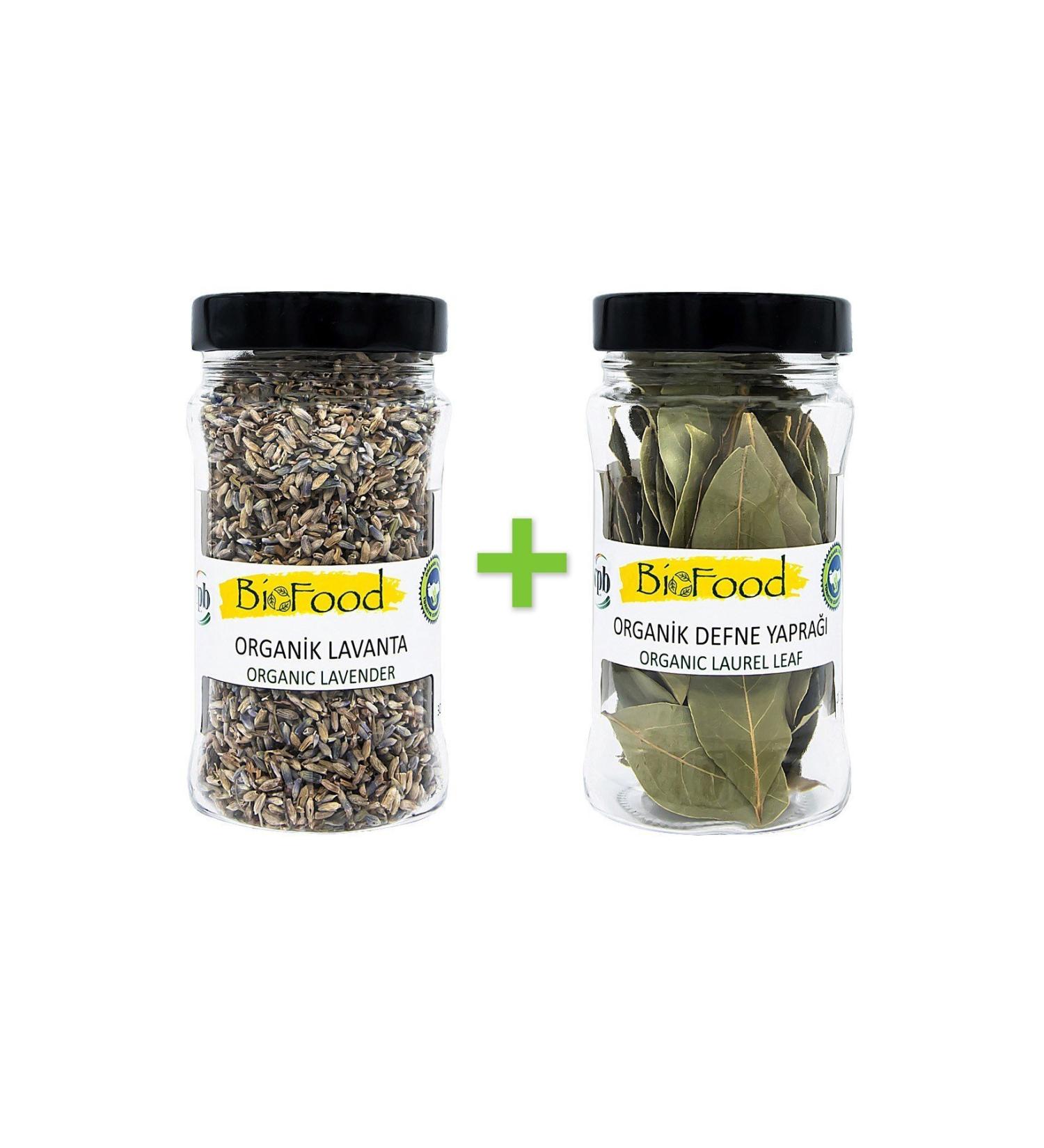 Biofood Organic Lavender 30 G & Organic Bay Leaf 10 G