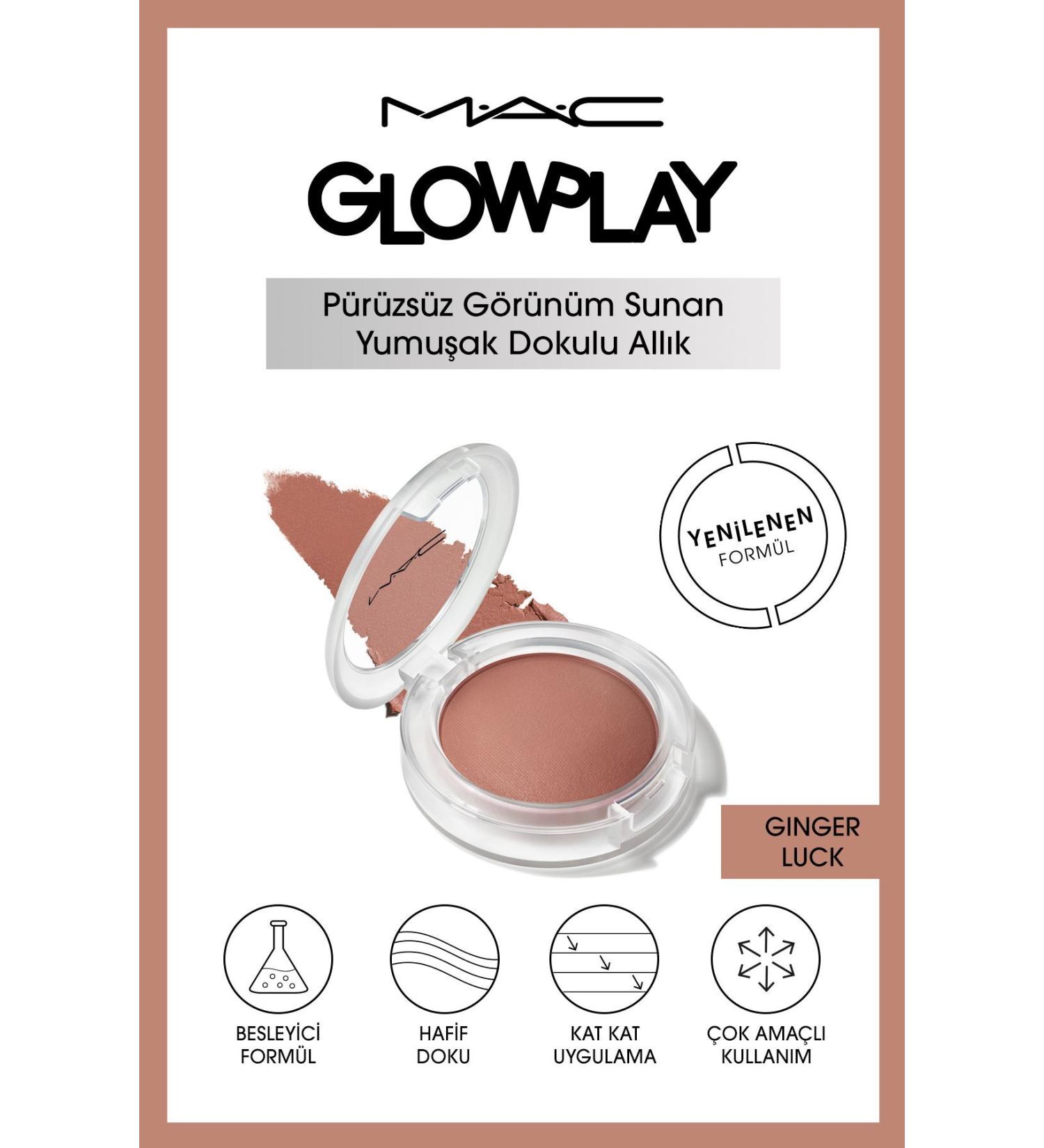 Mac Glow Play Soft Texture Blush-ginger Luck - Buy Online on GoSupps.com
