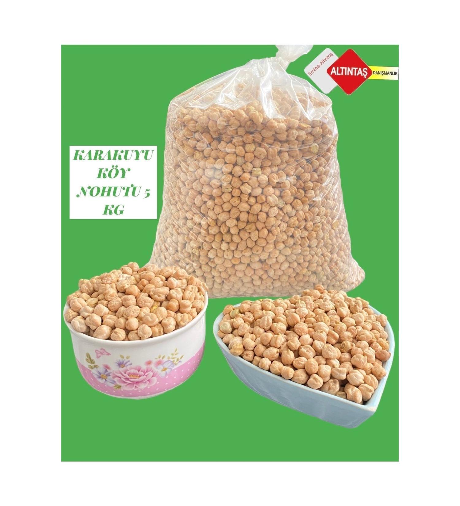EM NE ALTINTA Organic Natural Saimbeyli Karakuyu Village Chickpeas 5 Kg - Buy Online on GoSupps.com