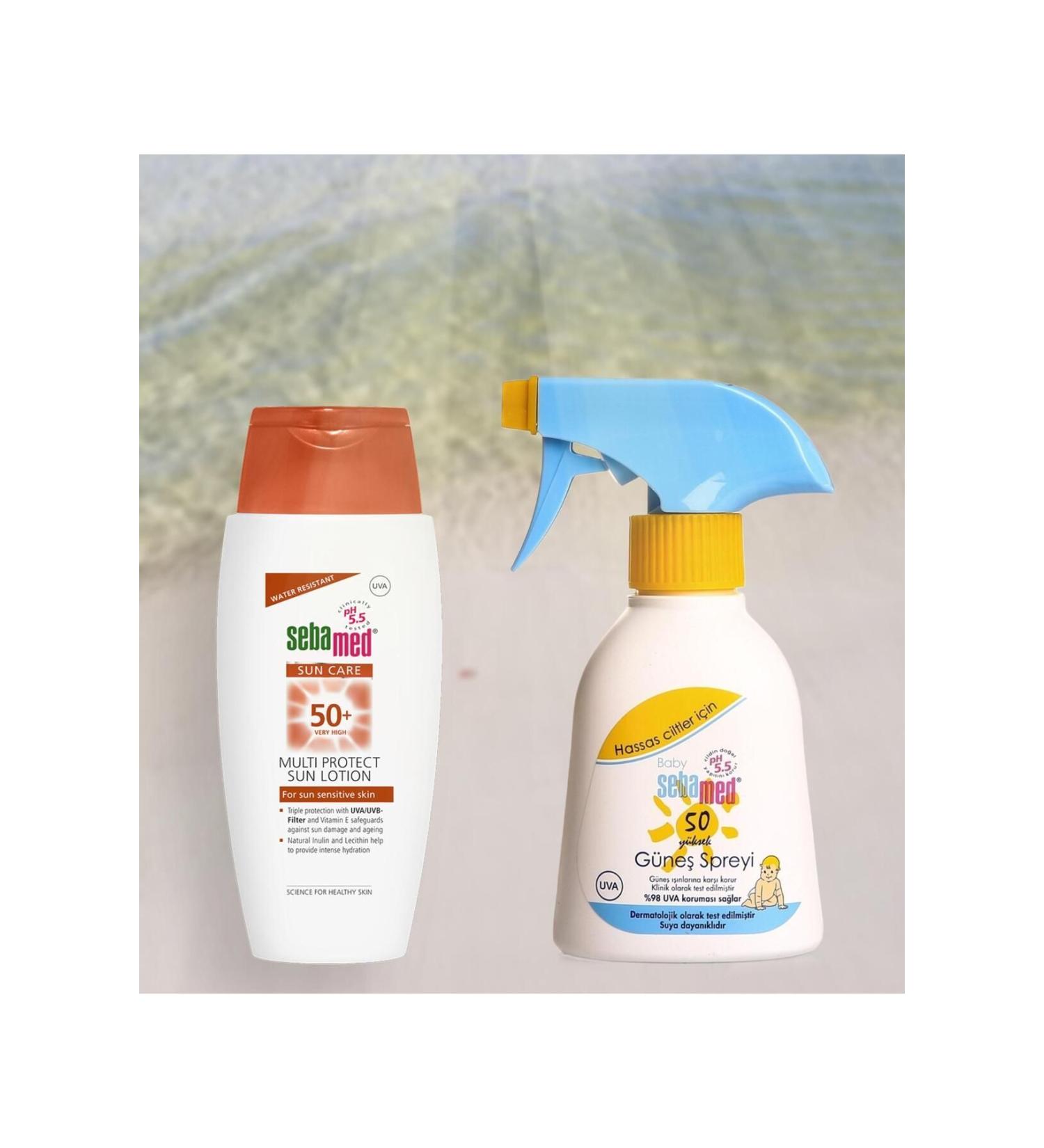 Sebamed Multi-Protection Sun Lotion SPF 50 150 ml + Baby Sun Spray 50spf 200ml