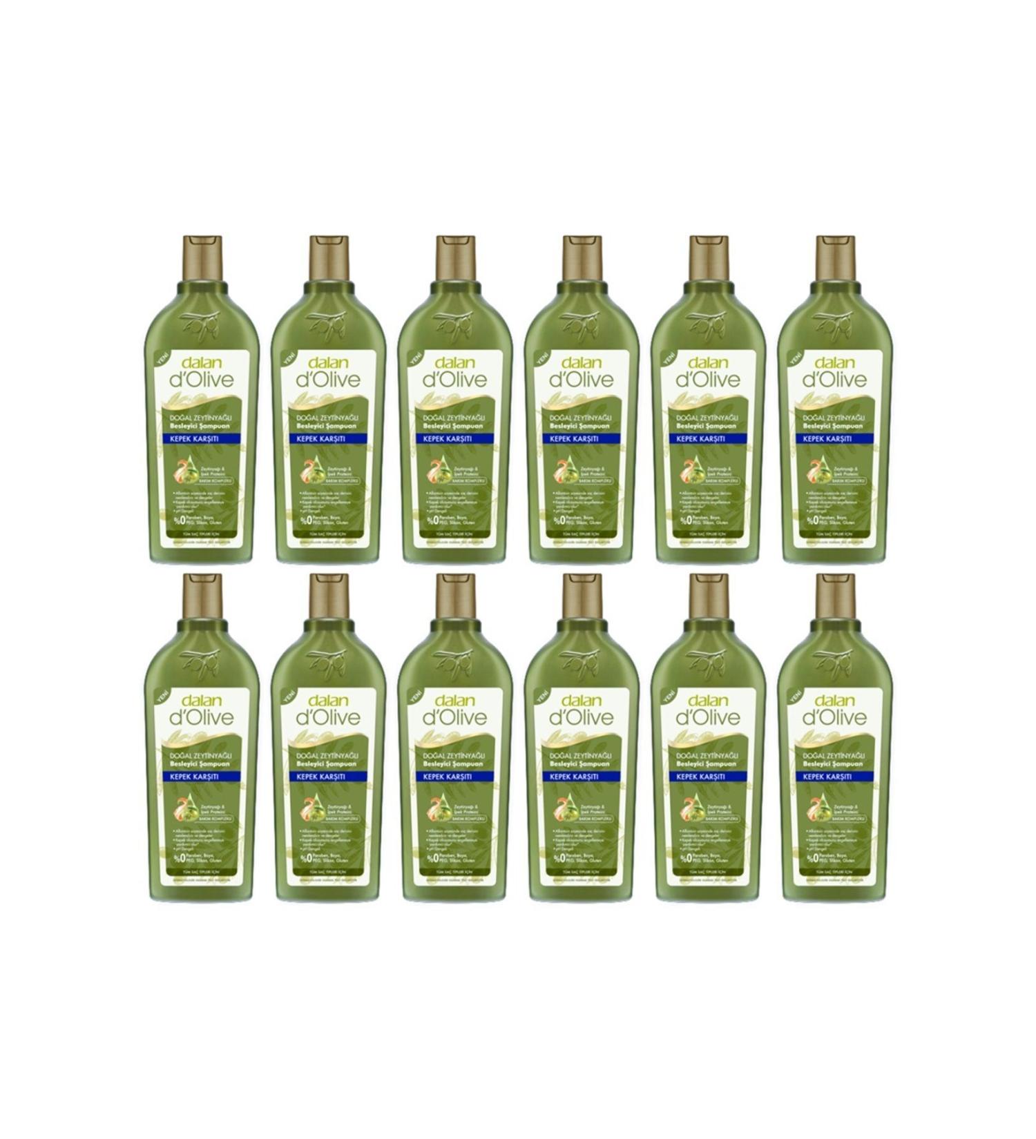 Dalan d'Olive Anti-Dandruff Shampoo 400ml 12 Pieces