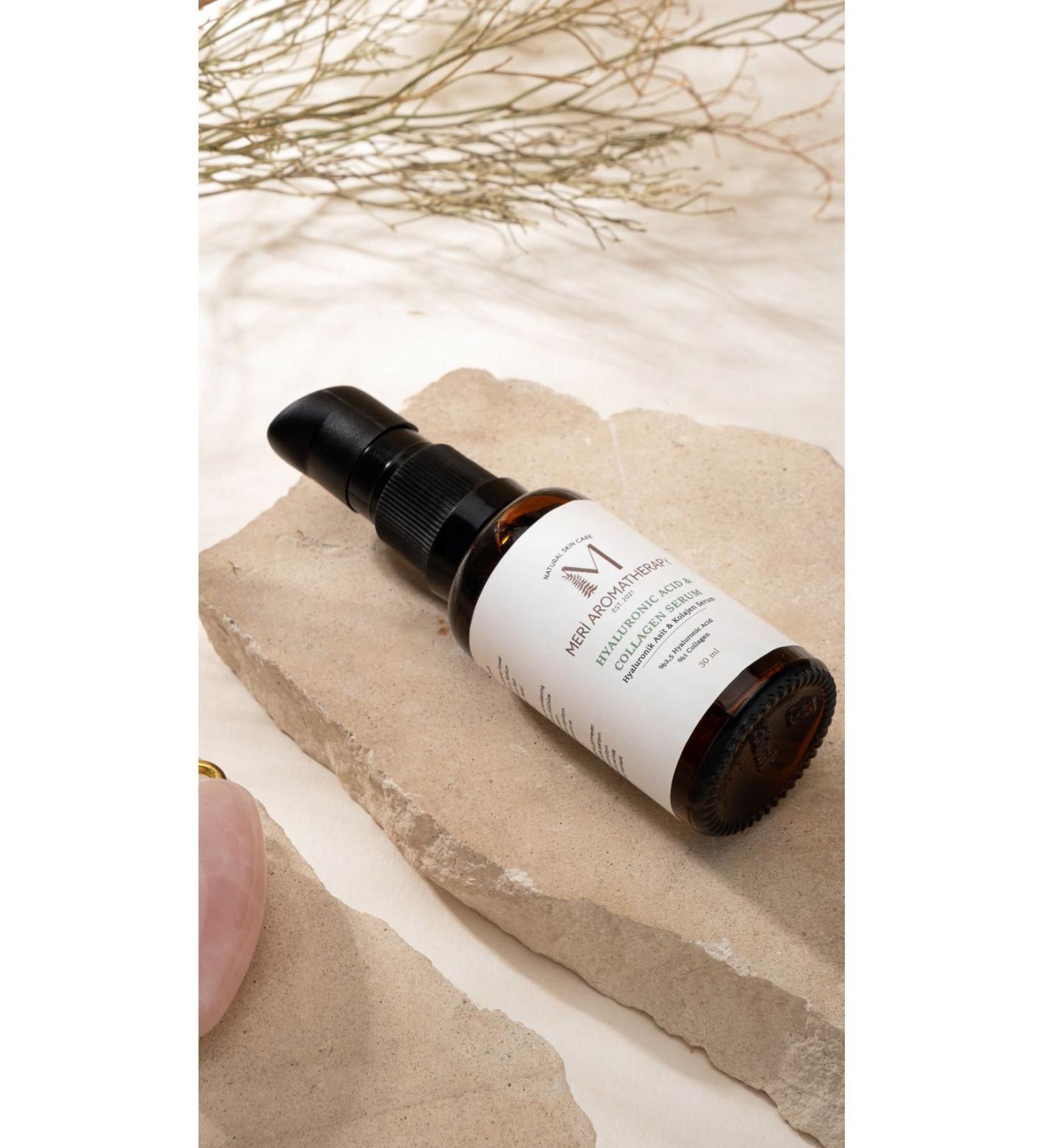 meri aromaterapi Hyaluronic Acid & Collagen Skin Care Serum 30 ml 2.5% Hyaluronic Acid 1% Collagen