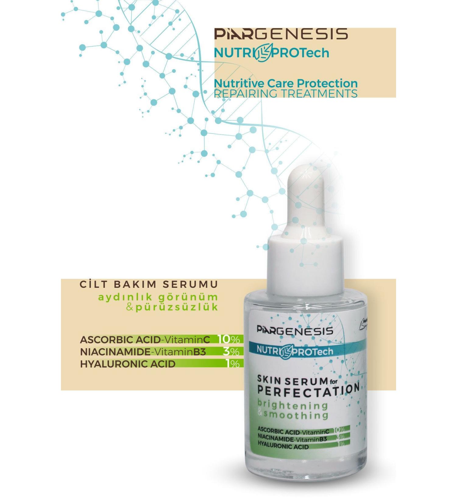 Piar Genesis Nutri Protech Skin Care Serum Bright Appearance and Smoothness 30 Ml - Buy Online on GoSupps.com