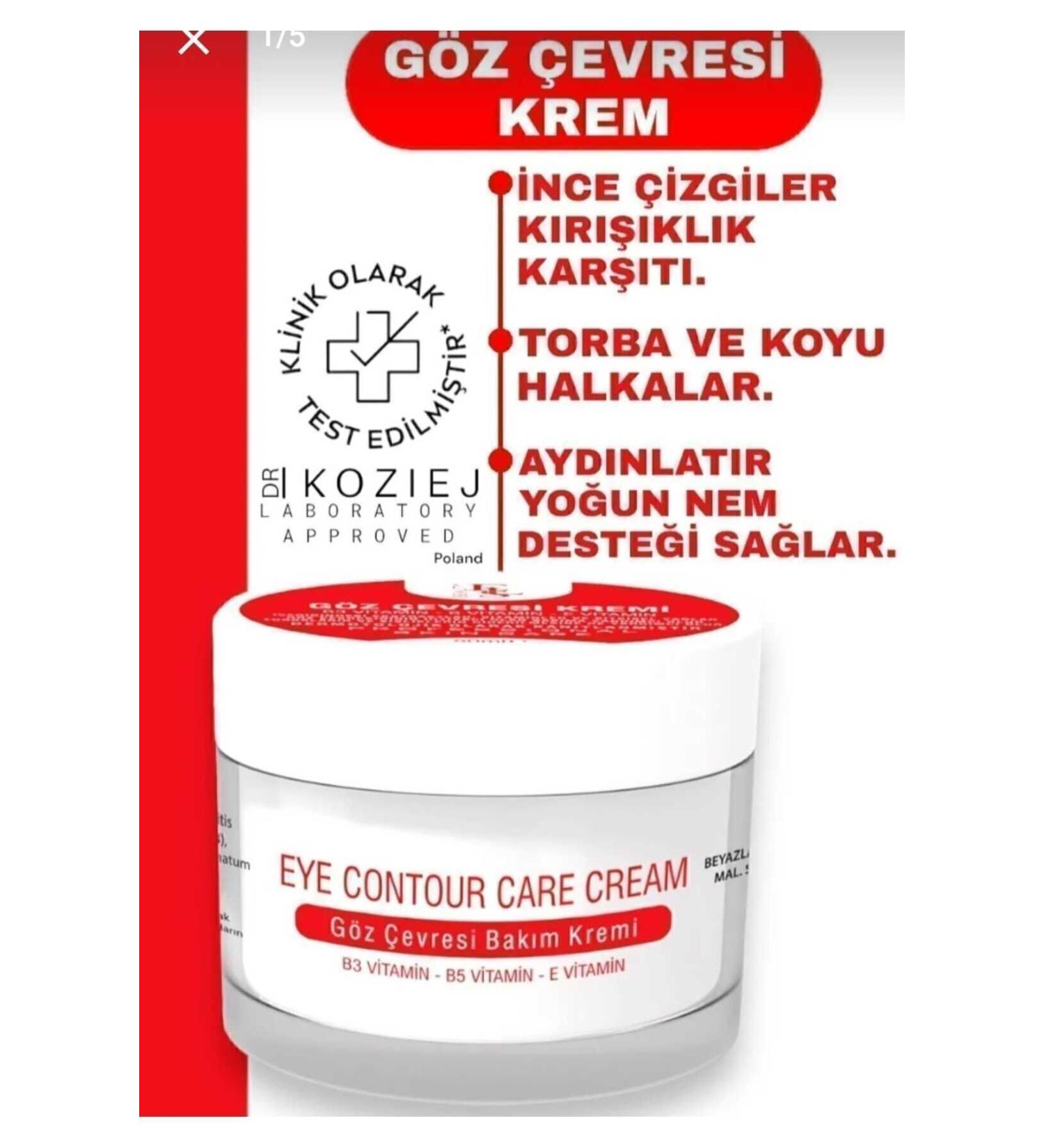 MelekBeauty Under Eye & Anti-Dark Circle Intensive Moisturizing Cream 50 ml