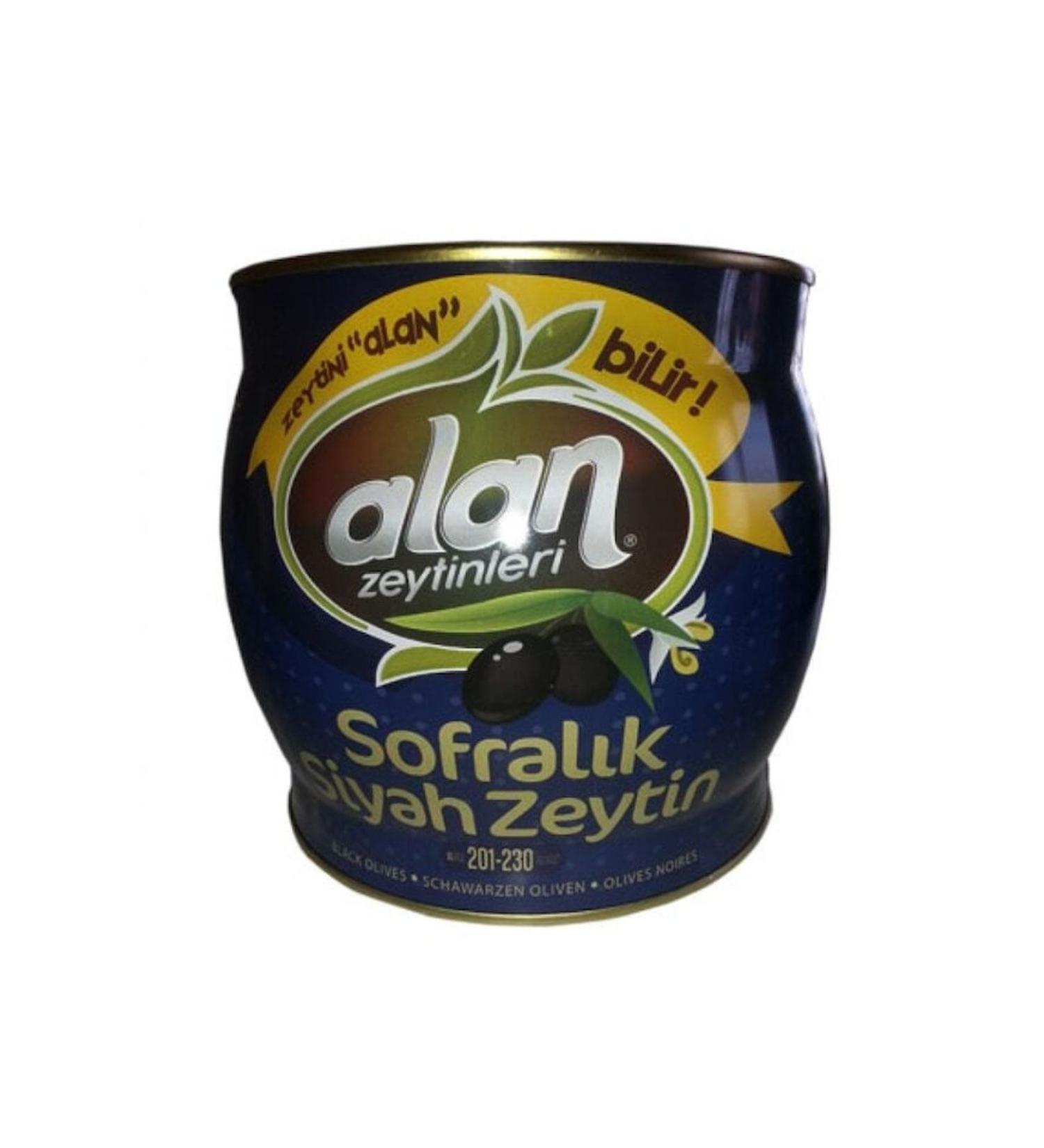 Alan Olives Special Special 201-230 Kb Xl Black Olive Tin 2 Kg
