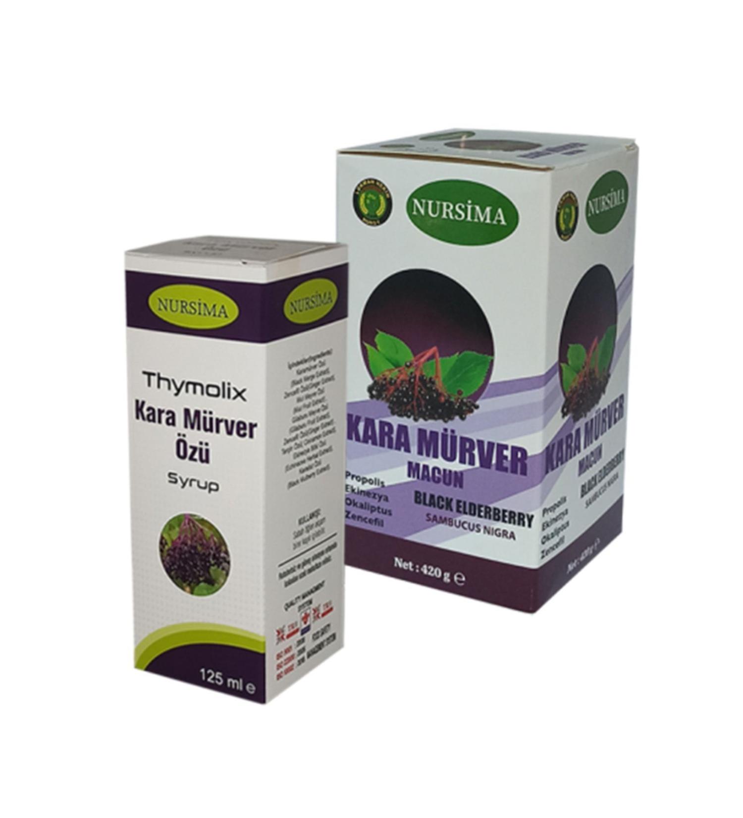 Nursima Black Elderberry Herbal Product Set