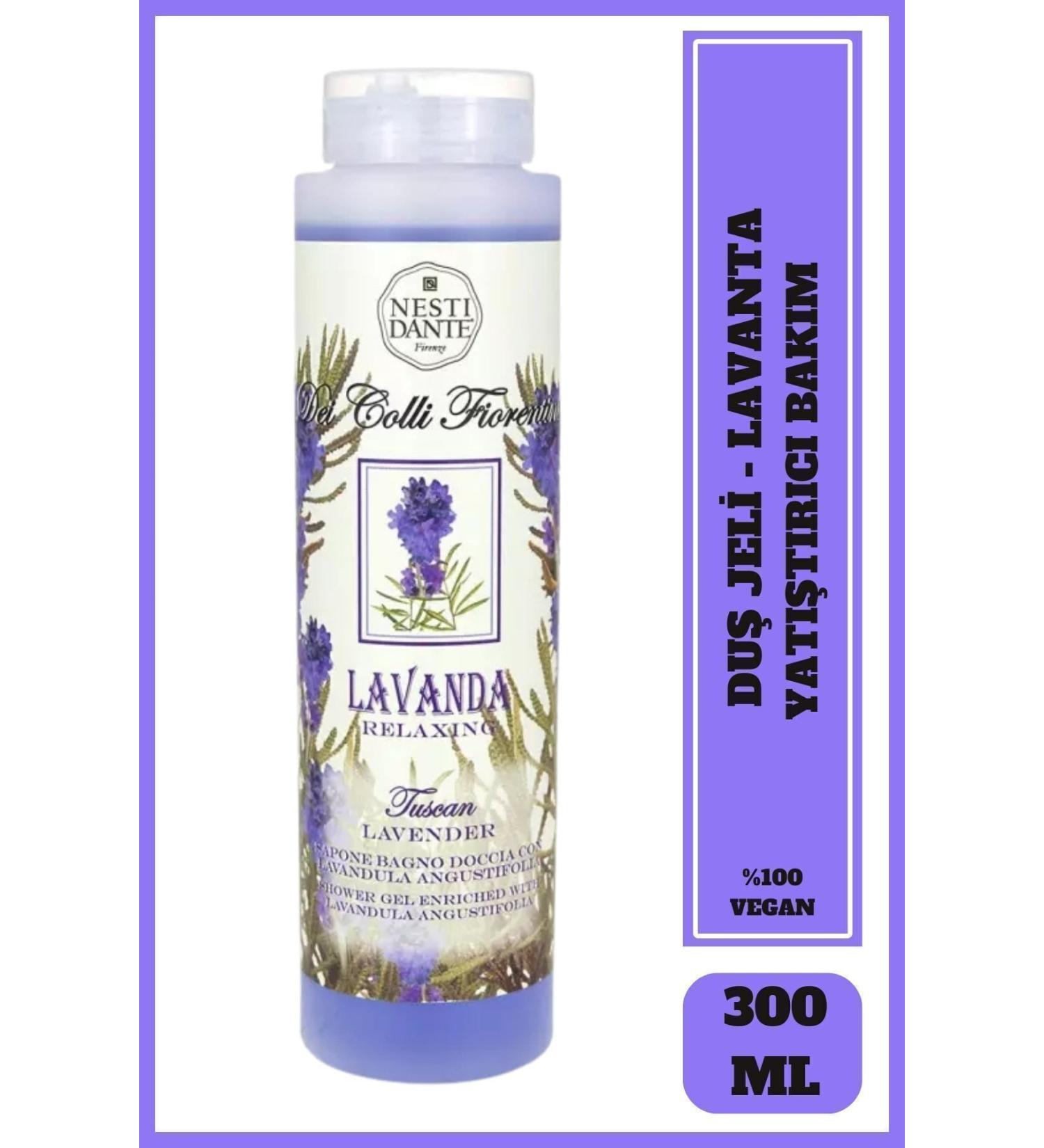 Nesti Dante Dei Colli Fiorentini Toscana Shower Gel 300ml | Soothing Care | Lavender