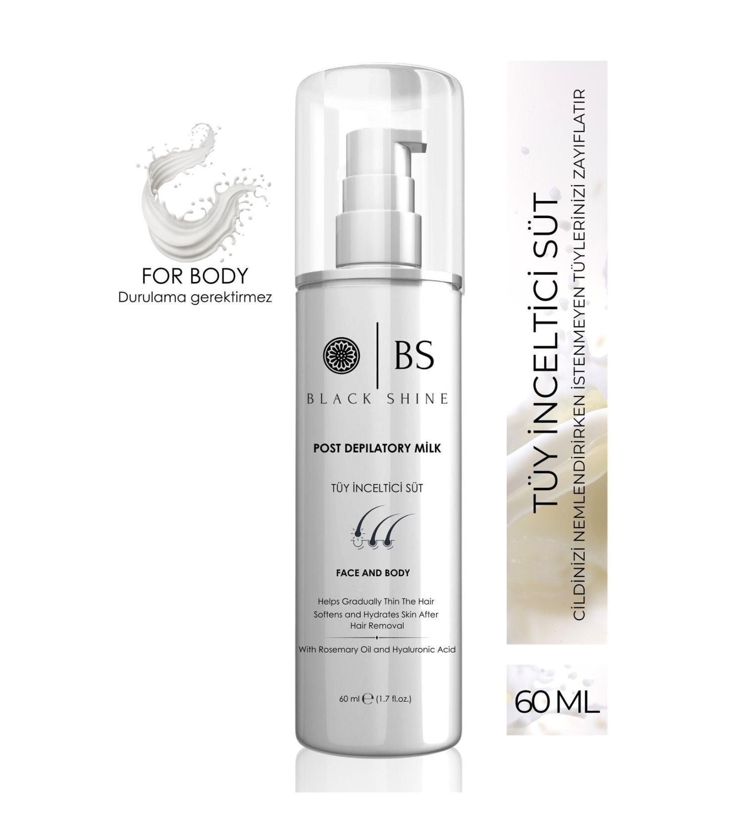 Black Shine BS Hair Thinning and Moisturizing Milk Nettle & Hyaluronic Acid Extract 60 ml - Buy Online on GoSupps.com