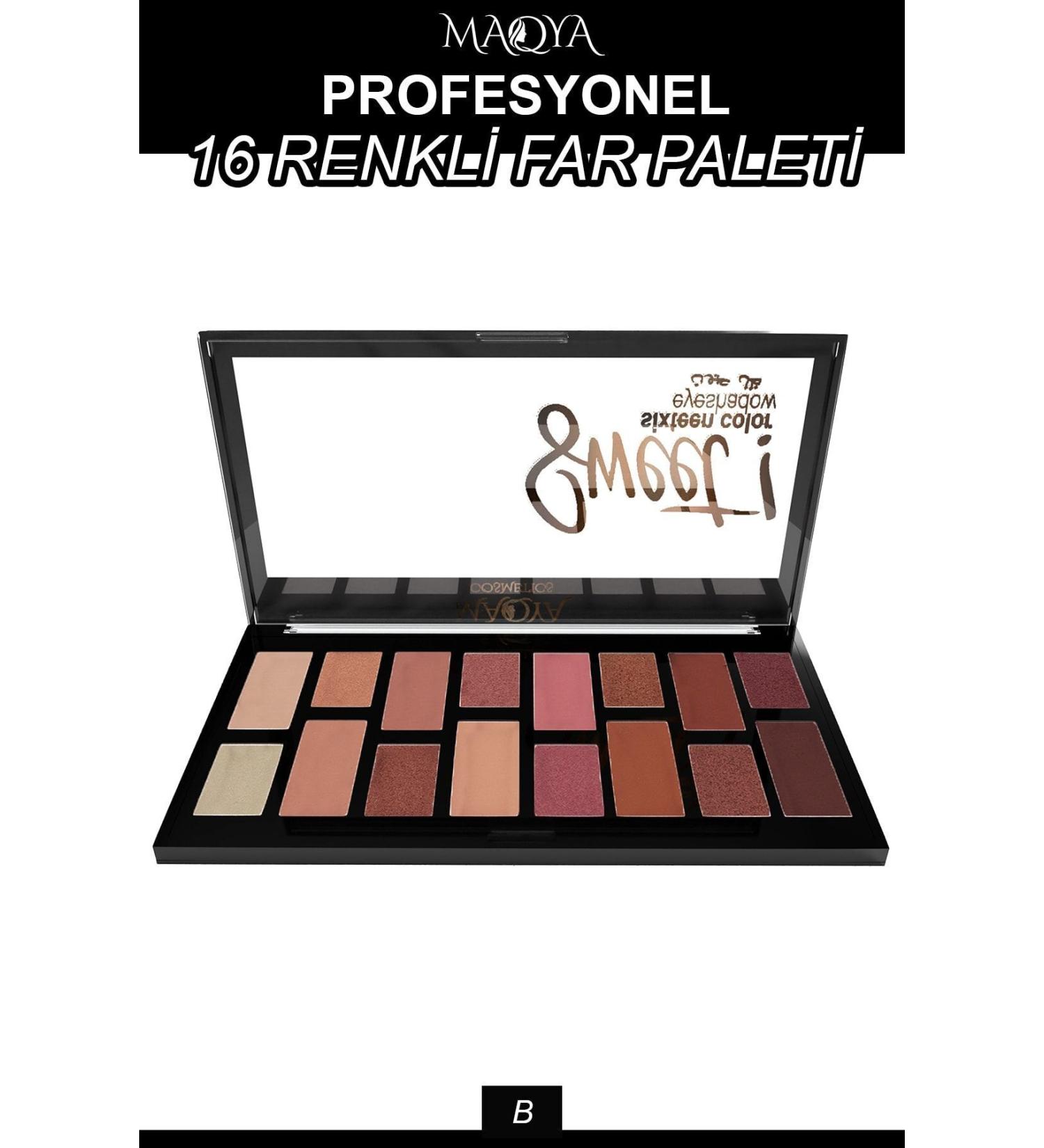 MAQYA Cosmetics Sweet 18 Eyeshadow Palette B Series / Sweet 18 Eyeshadow Palette B Series - Buy Online on GoSupps.com