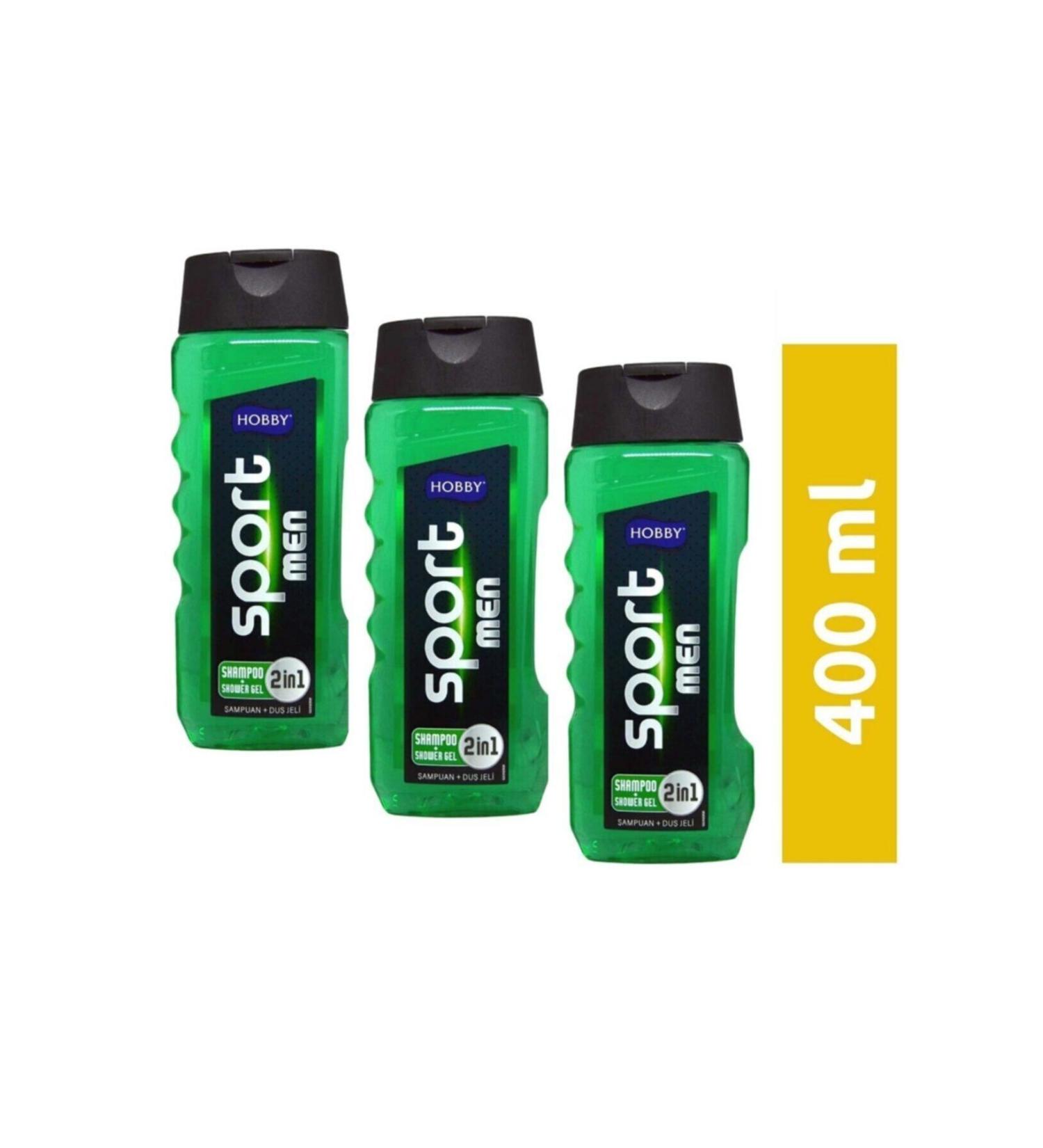 Hobby 2in1 Shampoo+Shower Gel Sport 400 Ml X 3 Pieces