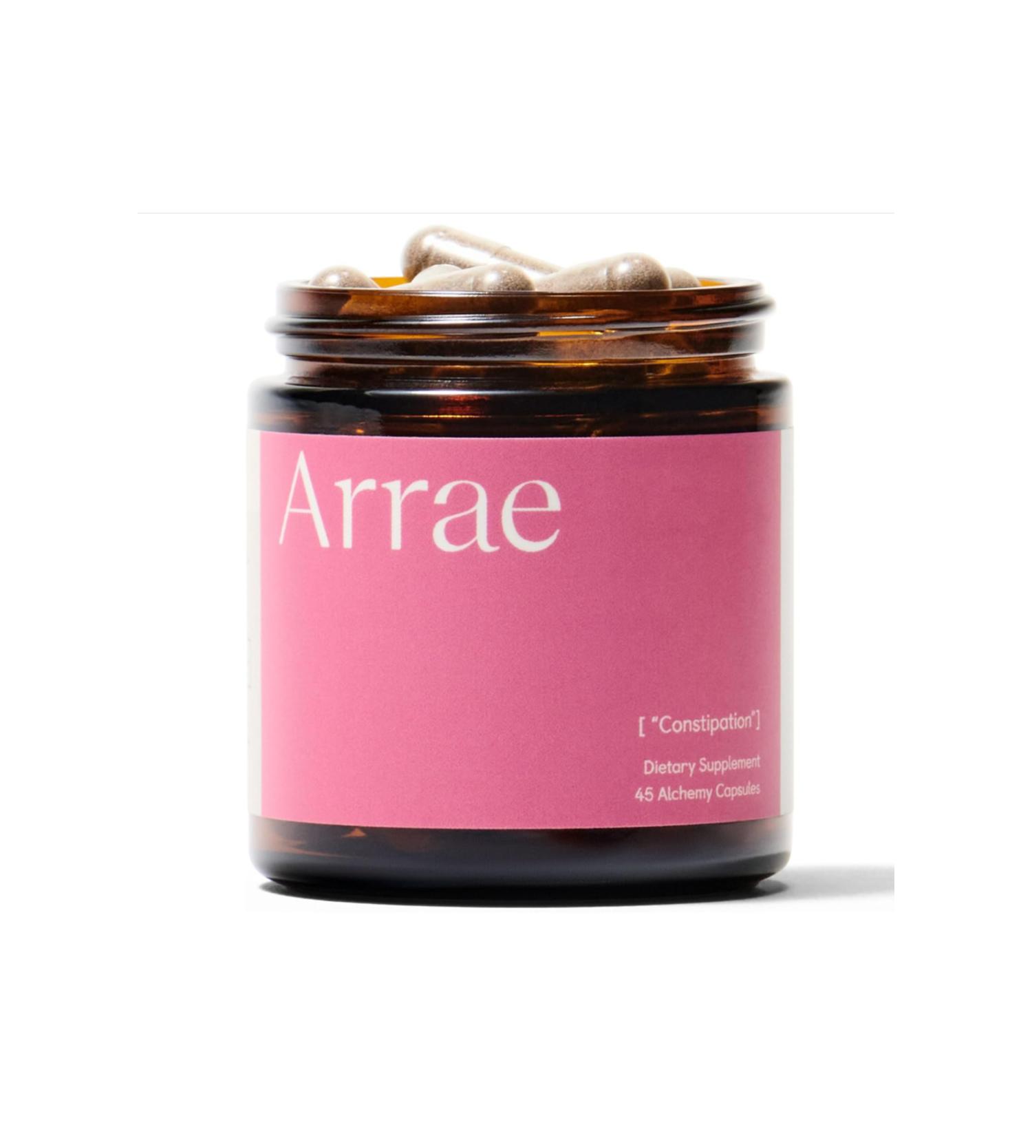 Arrae Constipation Relief Natural Colon Cleanse Fast-Acting Capsules for Regular Bowel 45 caps