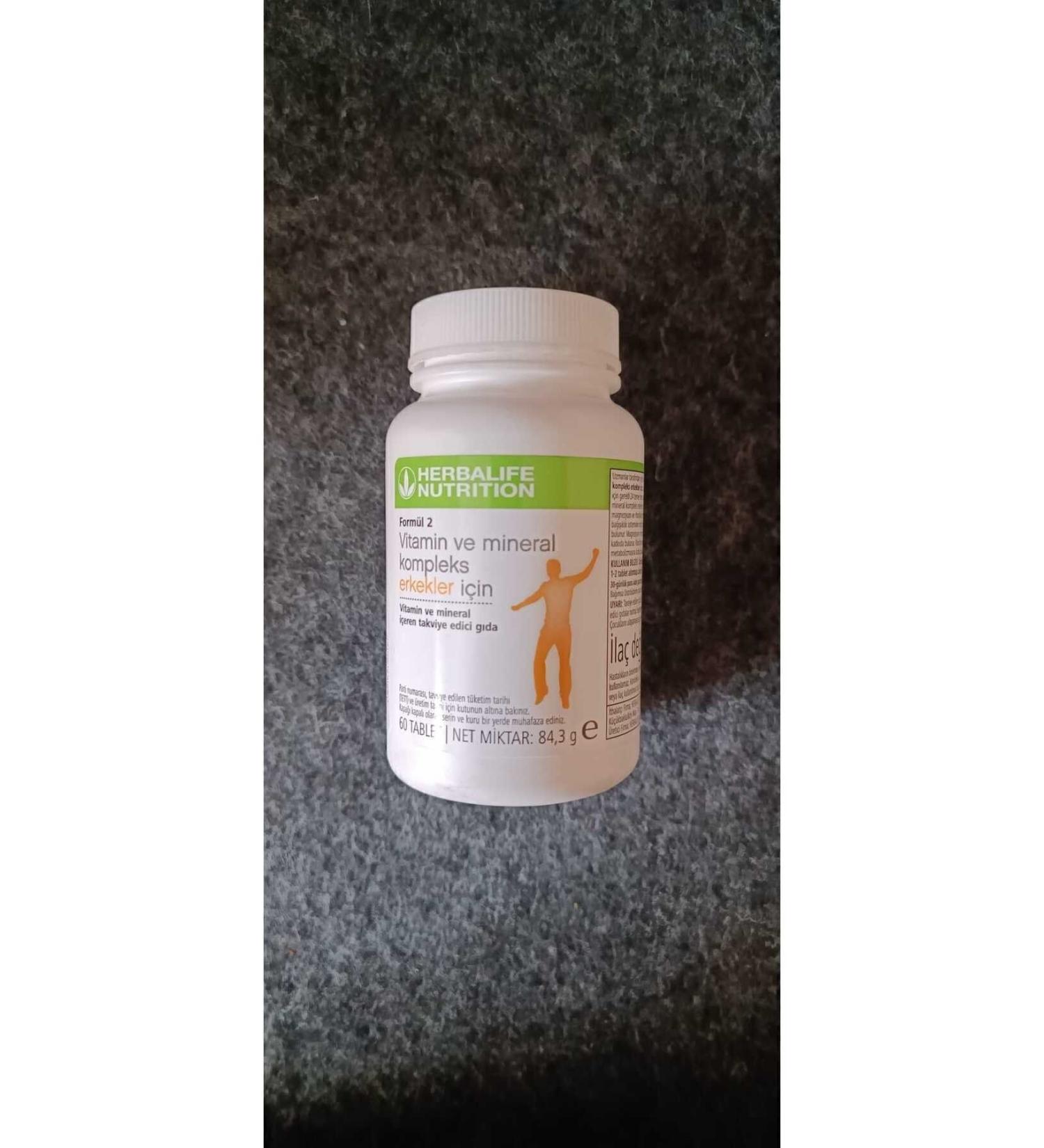 Herbalife Formula 2 Vitamin and Mineral Complex For Men 60 Tablets