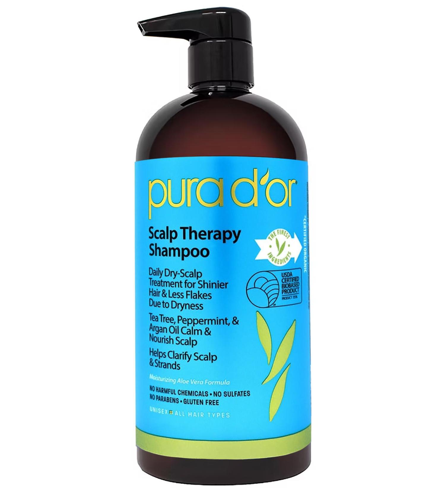 Pura D'or Scalp Therapy Scalp Care Shampoo 709ML - Buy Online on GoSupps.com