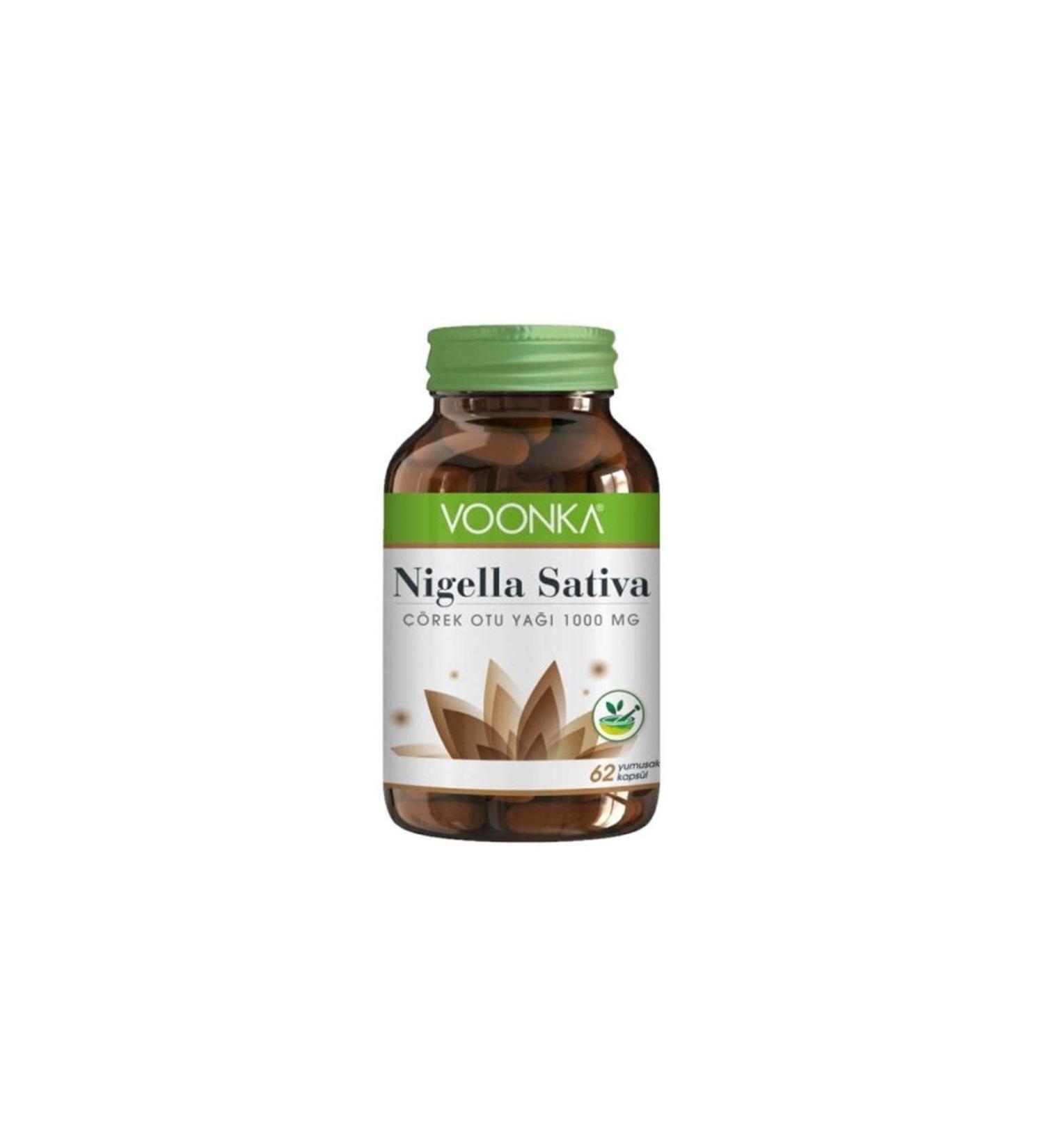 vonka Voonka Nigella Sativa Black Cumin Oil 1000 Mg 62 Capsules