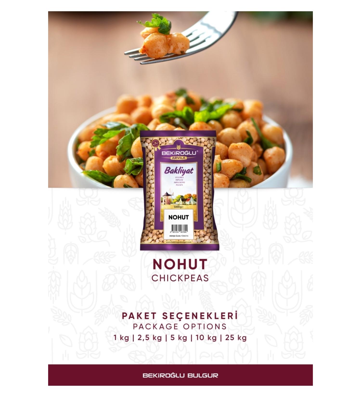 BEK RO LU ARV LA Local White a atay Chickpeas 5 KG