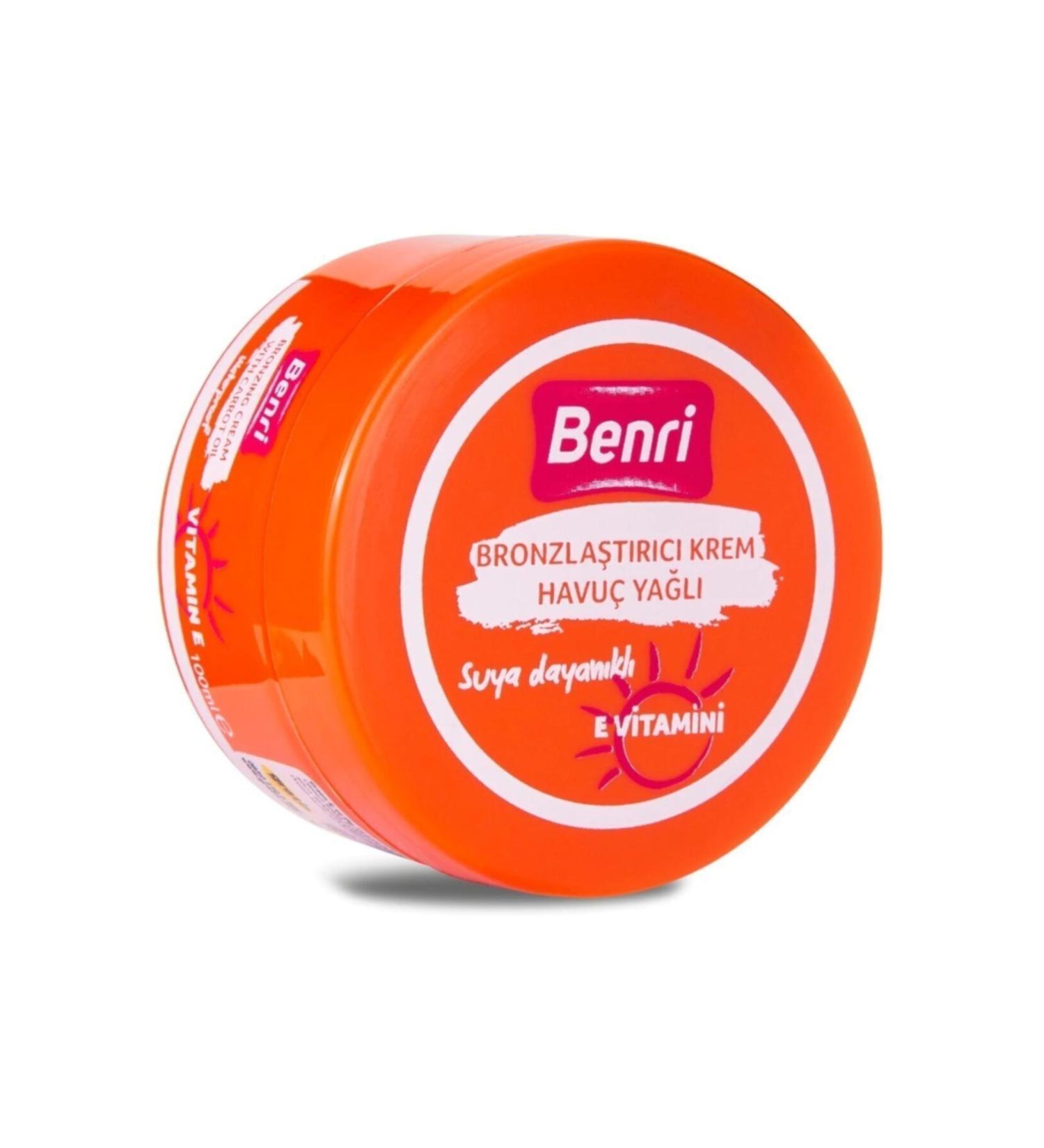 Benri Bronzing Cream with Carrot Oil 100 Ml