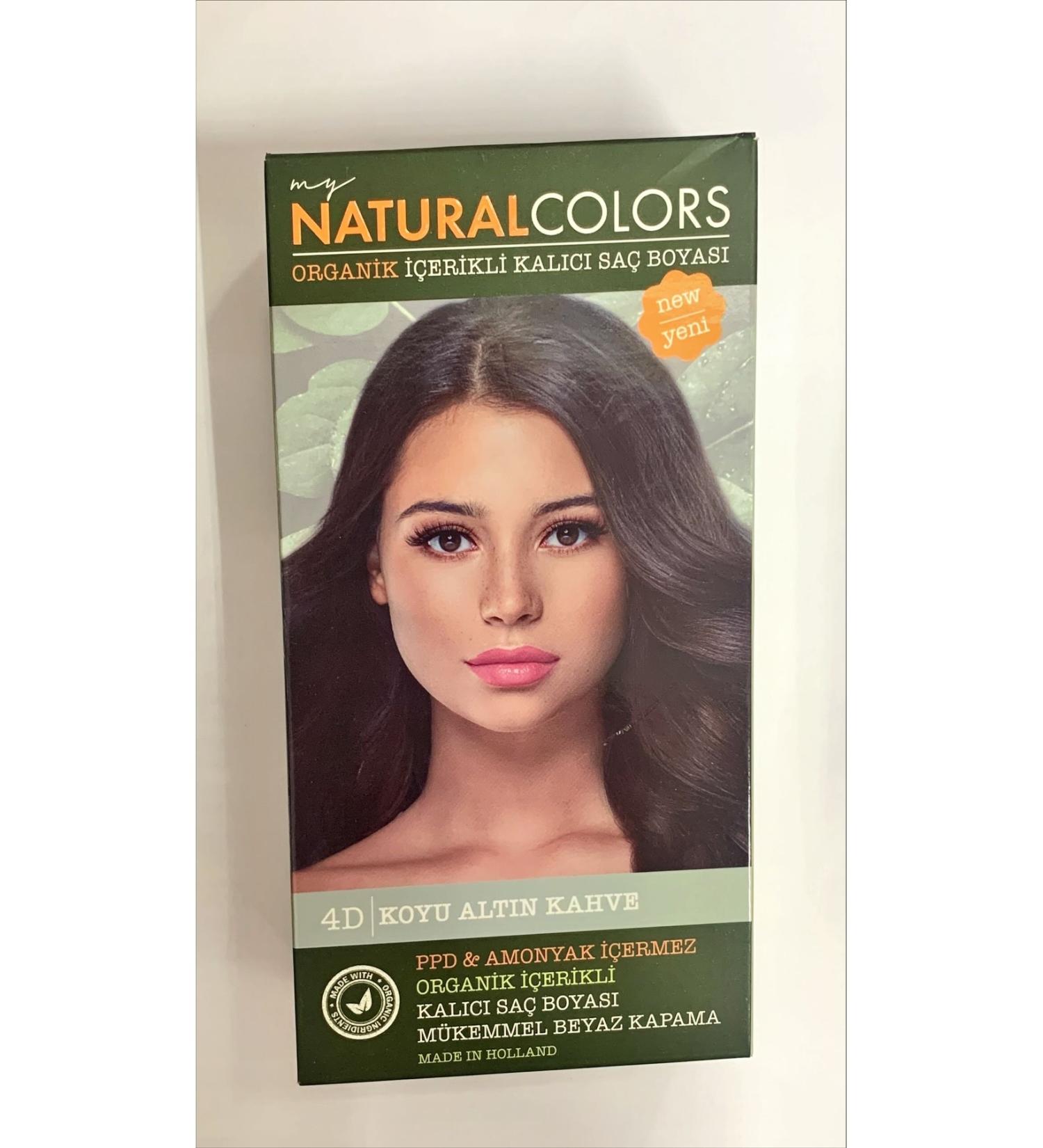 Natural Colors My Natural Colors Organic Hair Dye 4D Dark Golden Brown