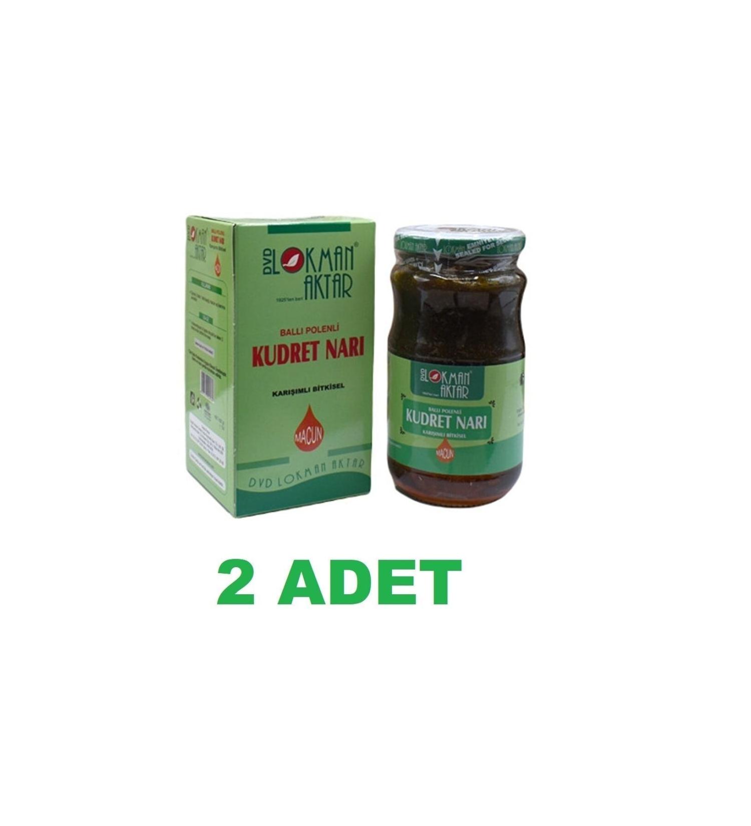 Lokman Aktar Honey Pollen Bitter Melon Mixed Herbal Paste 420 Gr - 2 Pieces