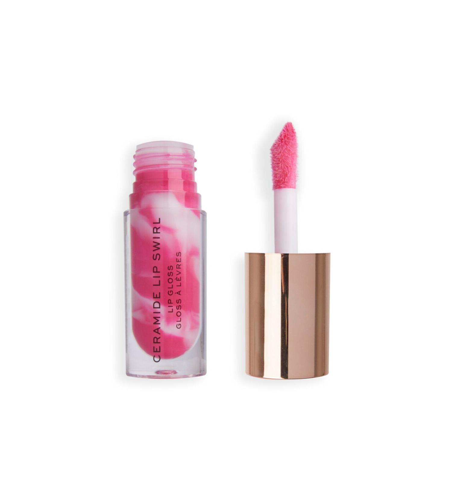 Revolution Swirl Ceramide Lip Gloss Berry Pink - Buy Online on GoSupps.com