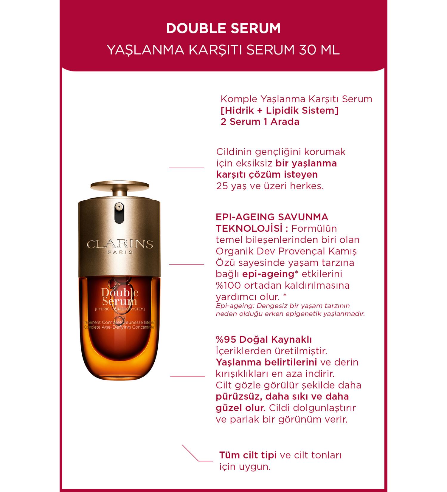 Clarins DOUBLE SERUM 9 30ML - Buy Online on GoSupps.com