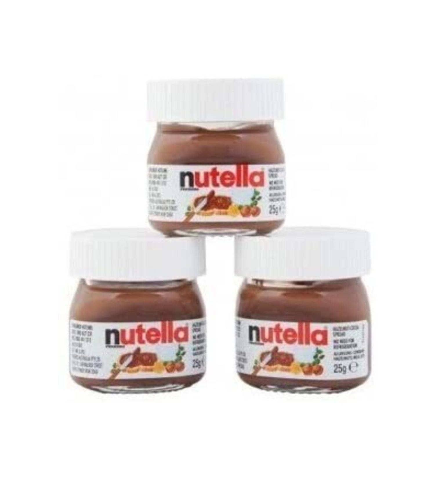 Nutella Mini Jars 25ml X3
