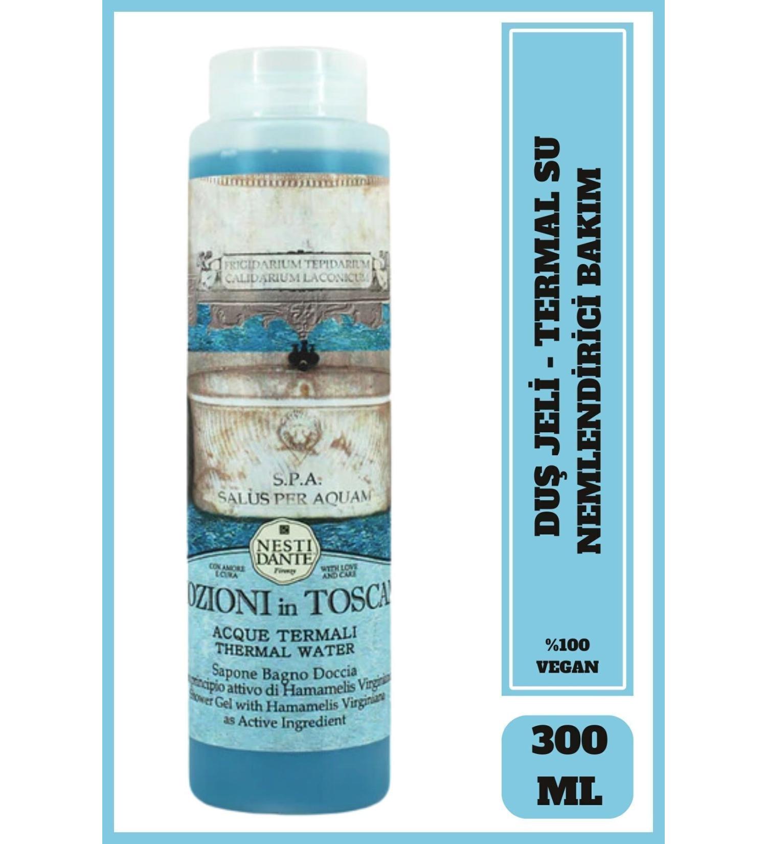 Nesti Dante Emozioni In Toscana Thermal Waters Shower Gel 300ml | Moisturizing and Relaxing | Thermal Water