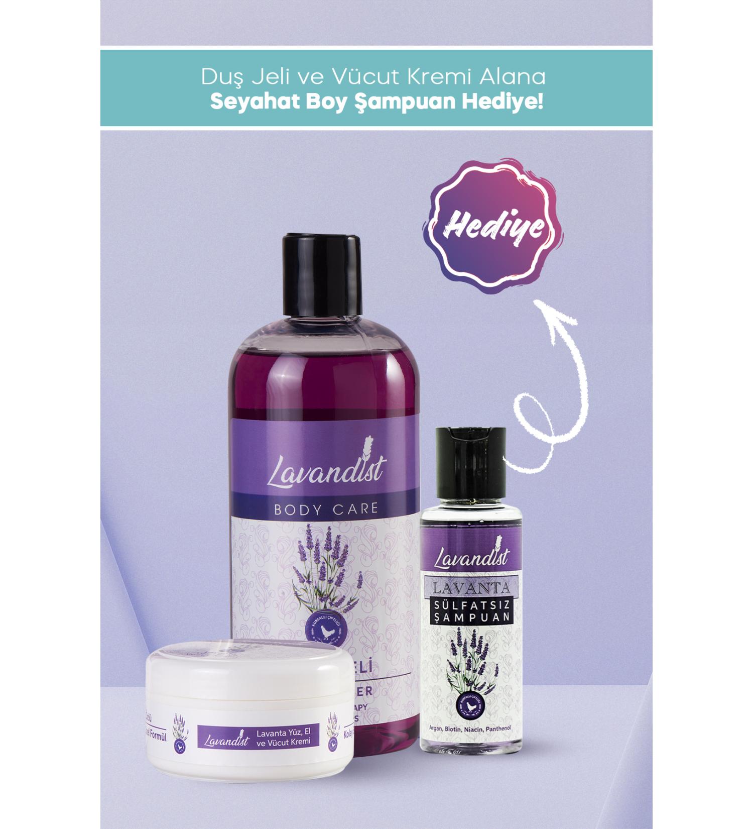 Lavandist Shower Gel and Body Cream Package