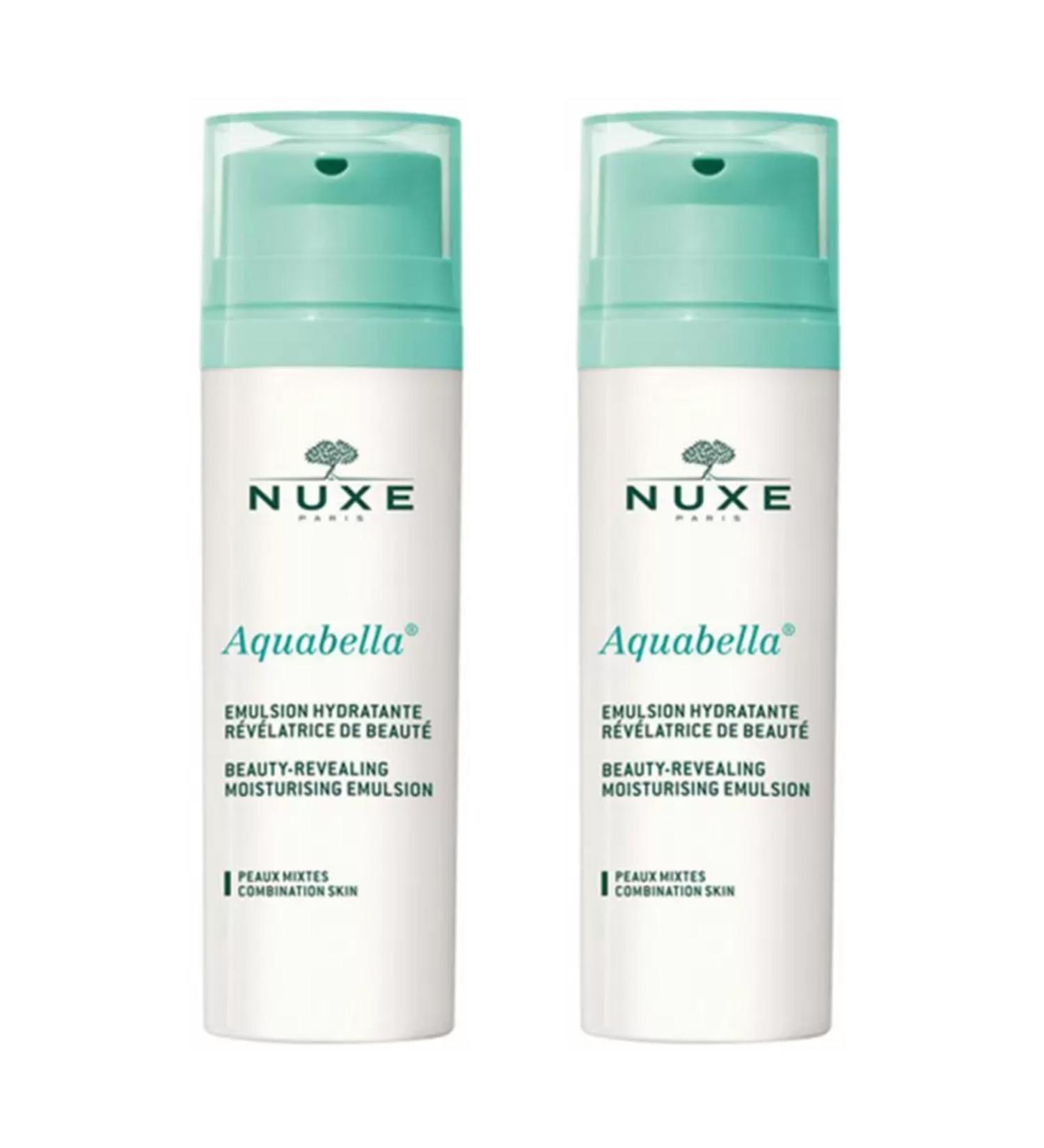 Nuxe Aquabella Beauty Revealing Moisturizing Emulsion 50ml 2 Pieces