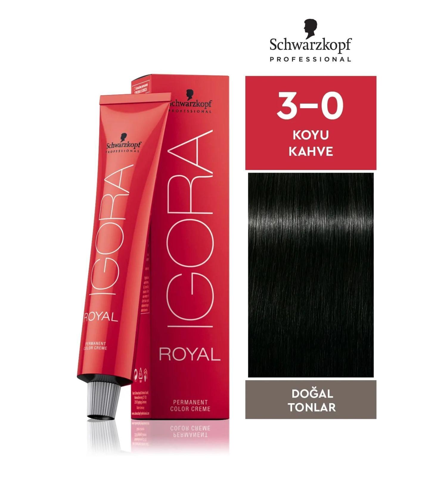 Schwarzkopf Natural Tones 3-0 Dark Brown 60ml - Buy Online on GoSupps.com