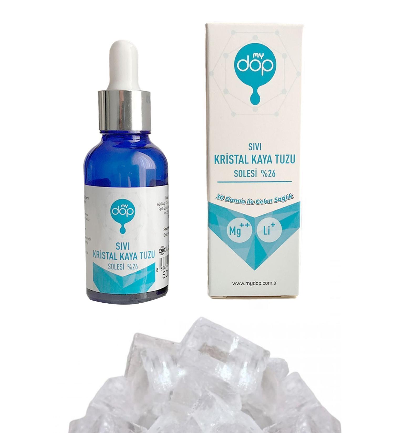 mydop Lithium and Magnesium Liquid Crystal Rock Salt Sole & 50 ml - Buy Online on GoSupps.com